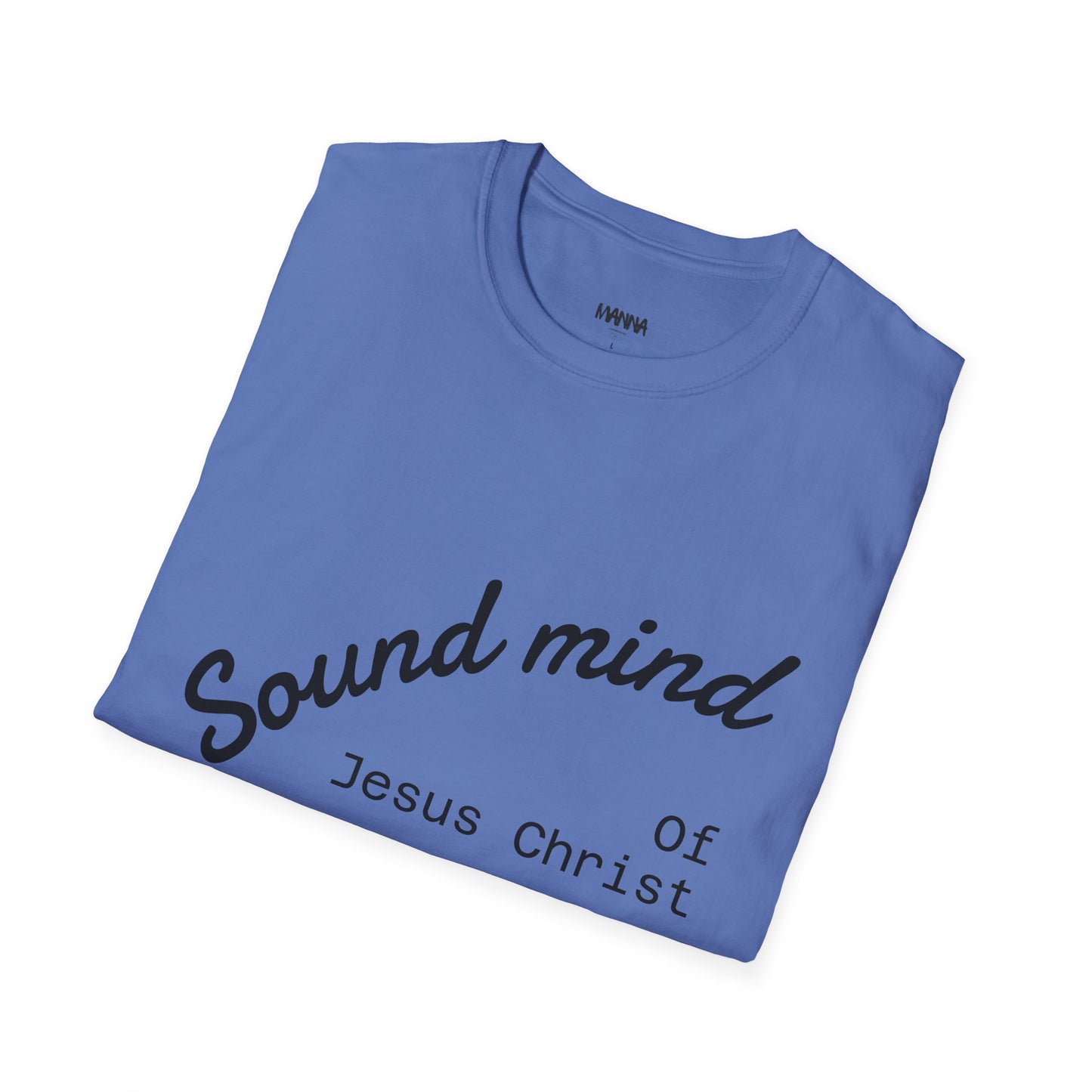 Unisex Christian Inspirational T-Shirt, Sound Mind Jesus Christ Tee, Faith-Based Gift, Spiritual Apparel, Religious Fashion