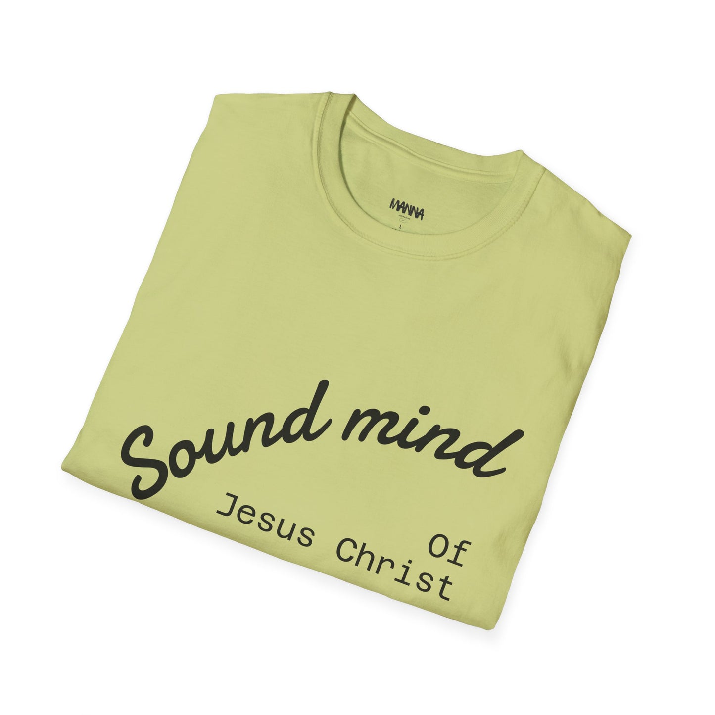 Unisex Christian Inspirational T-Shirt, Sound Mind Jesus Christ Tee, Faith-Based Gift, Spiritual Apparel, Religious Fashion