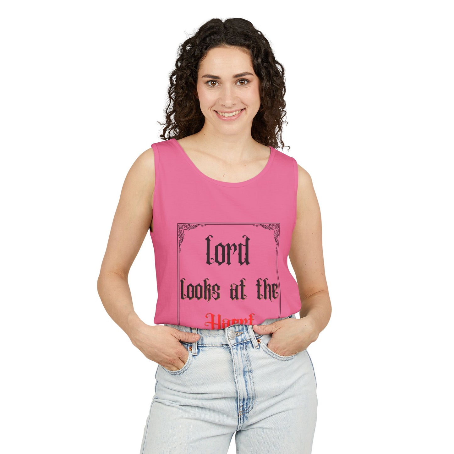 Inspirational Tank Top for Daily Motivation, Christian Gift, Positive Affirmation Apparel, Summer Fashion, Relaxed Fit Exercise Wear
