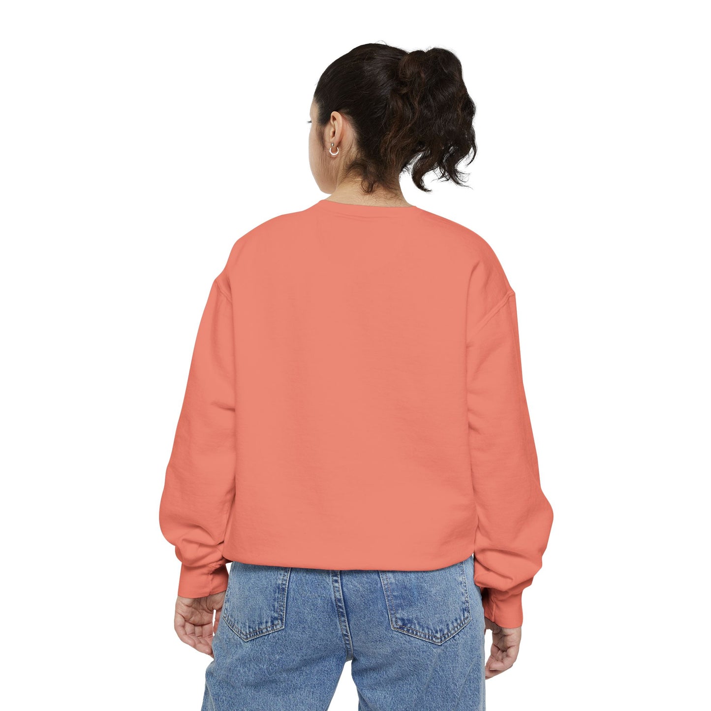 Unisex Garment-Dyed Sweatshirt with Inspirational Quote