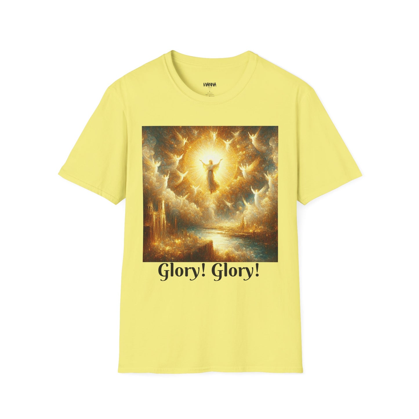 Heavenly Glory Unisex Softstyle T-Shirt - Inspirational Art Tee