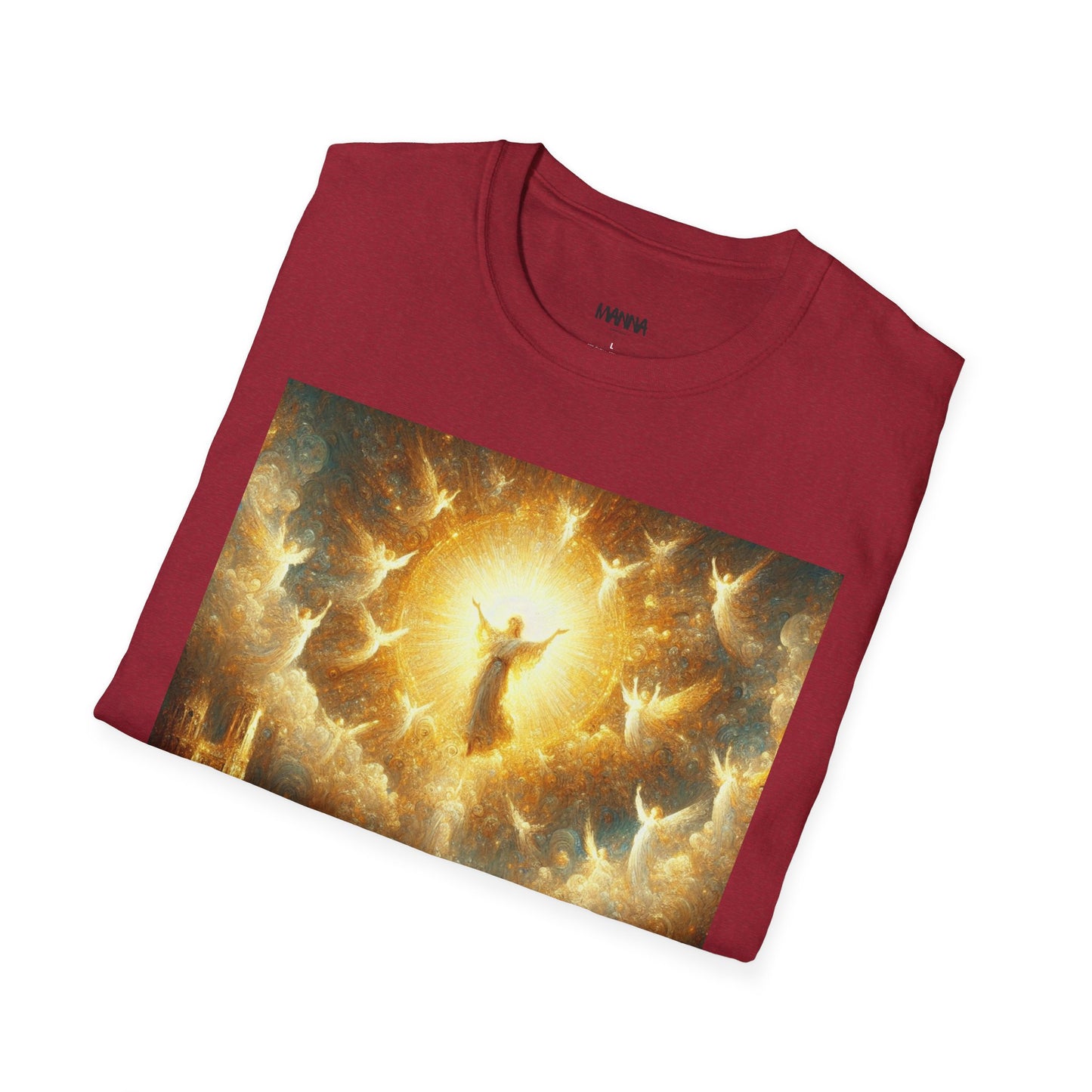 Heavenly Glory Unisex Softstyle T-Shirt - Inspirational Art Tee