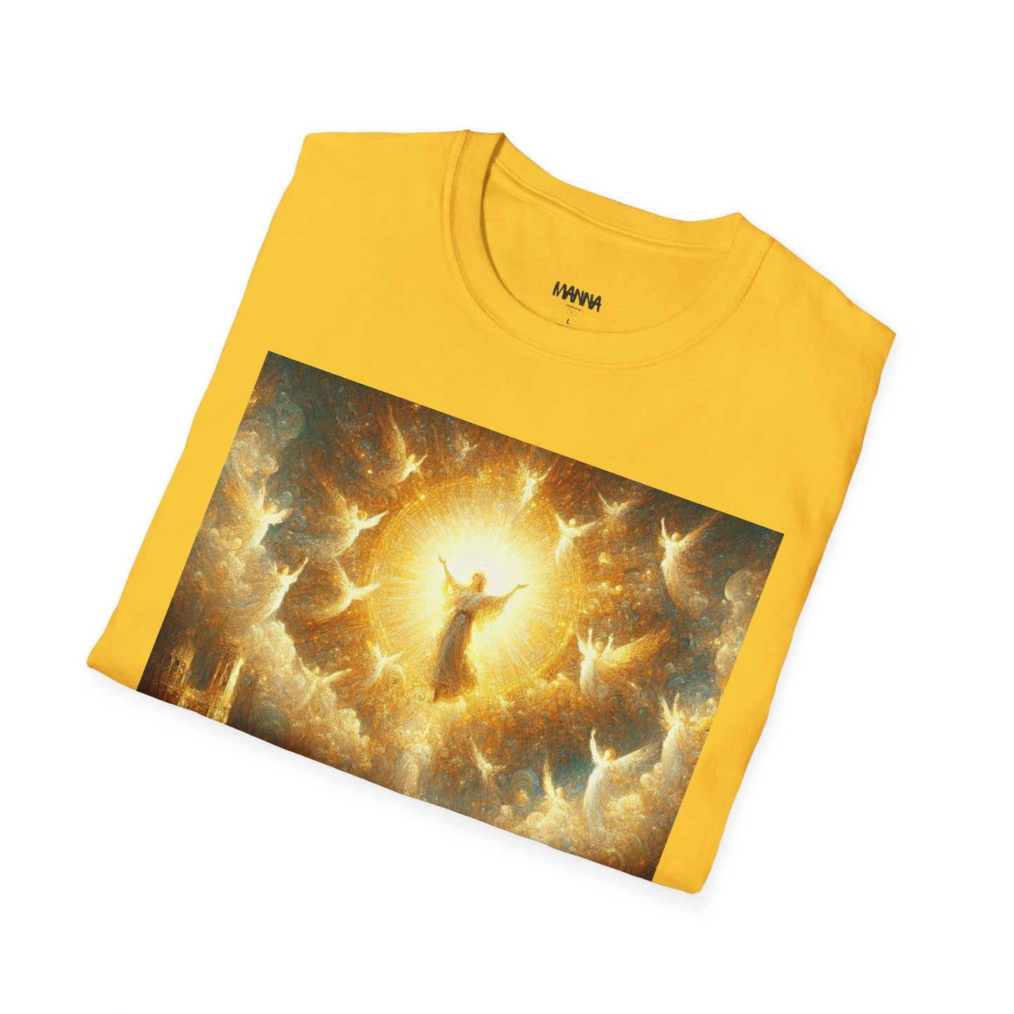 Heavenly Glory Unisex Softstyle T-Shirt - Inspirational Art Tee