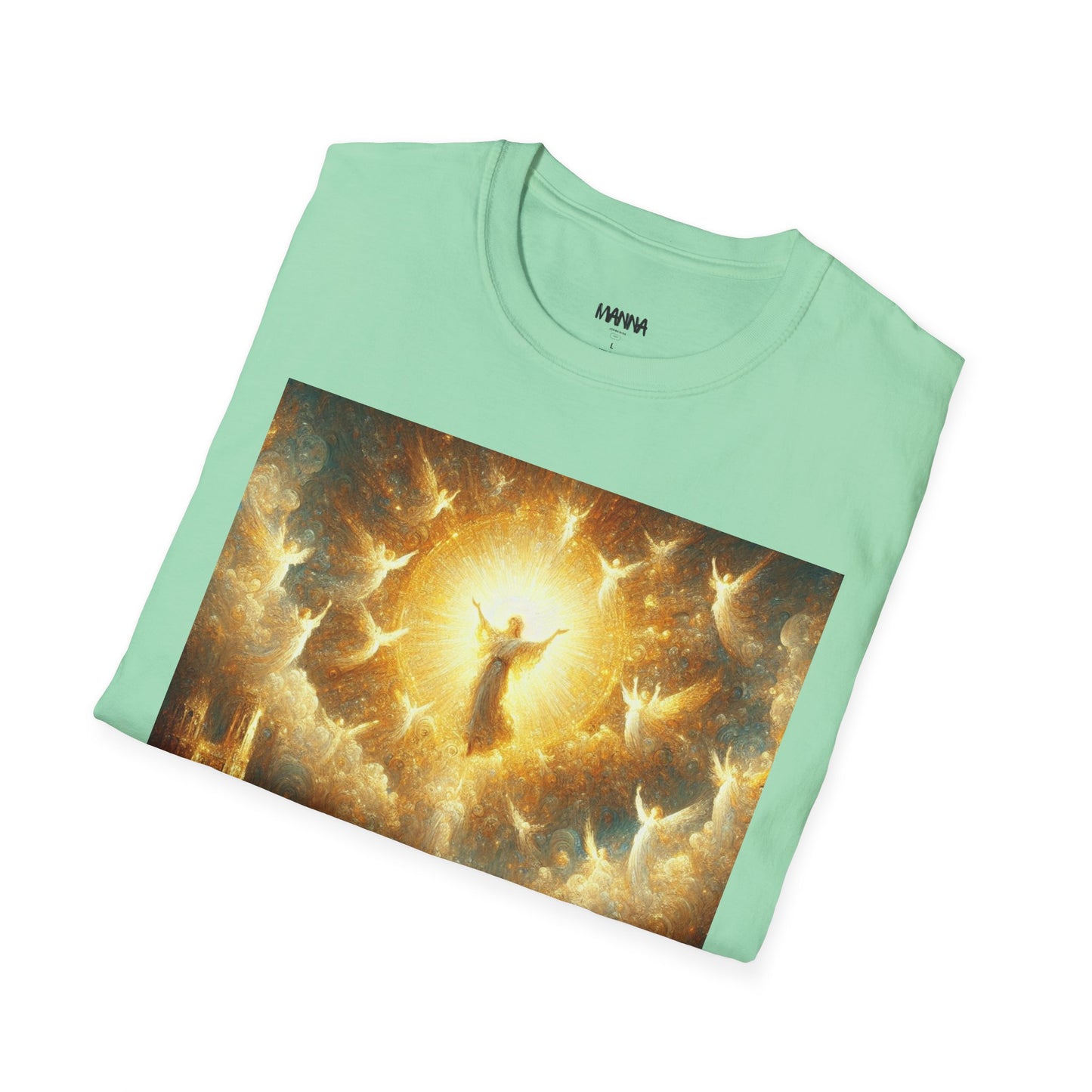 Heavenly Glory Unisex Softstyle T-Shirt - Inspirational Art Tee