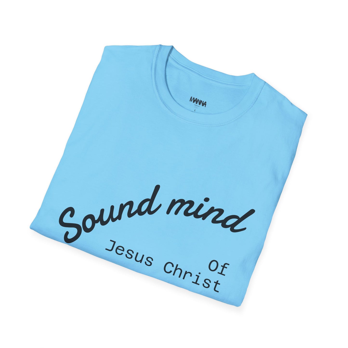 Unisex Christian Inspirational T-Shirt, Sound Mind Jesus Christ Tee, Faith-Based Gift, Spiritual Apparel, Religious Fashion