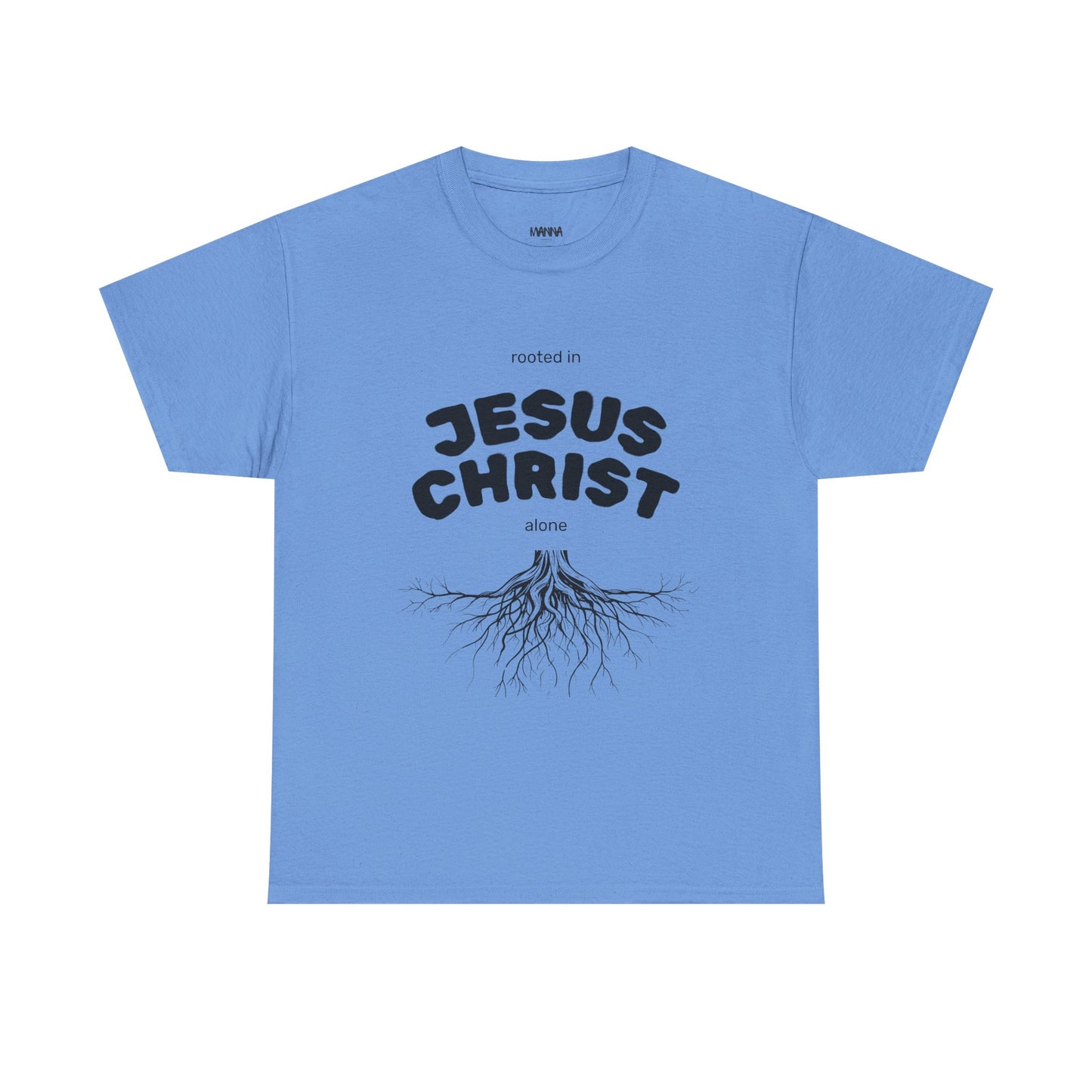 Rooted in Jesus Christ Unisex Heavy Cotton Tee, Christian Apparel, Faith-Based T-Shirt, Spiritual Gift, Religious Wear, Unisex Tee