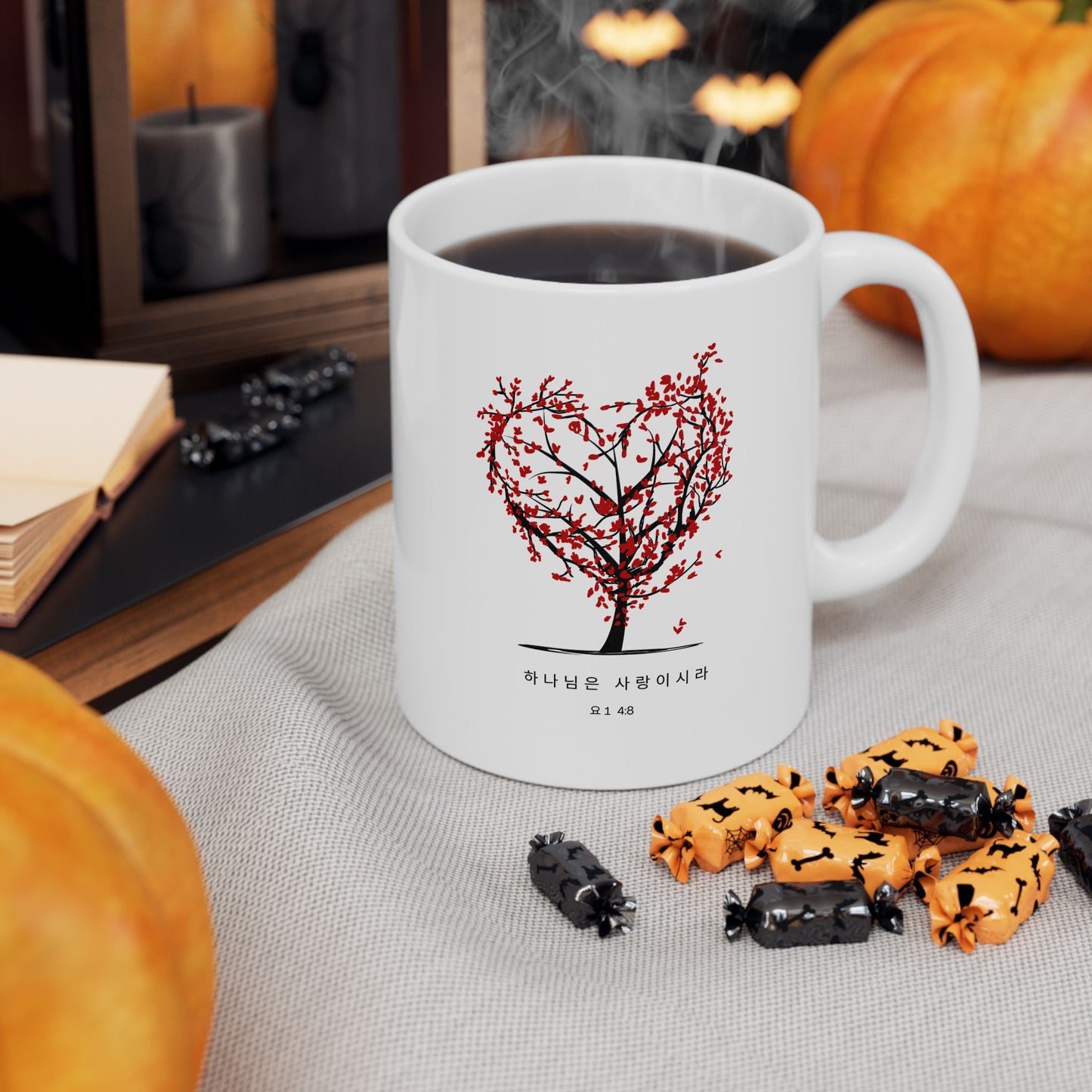 Romantic Tree of Love Ceramic Mug - Perfect for Couples