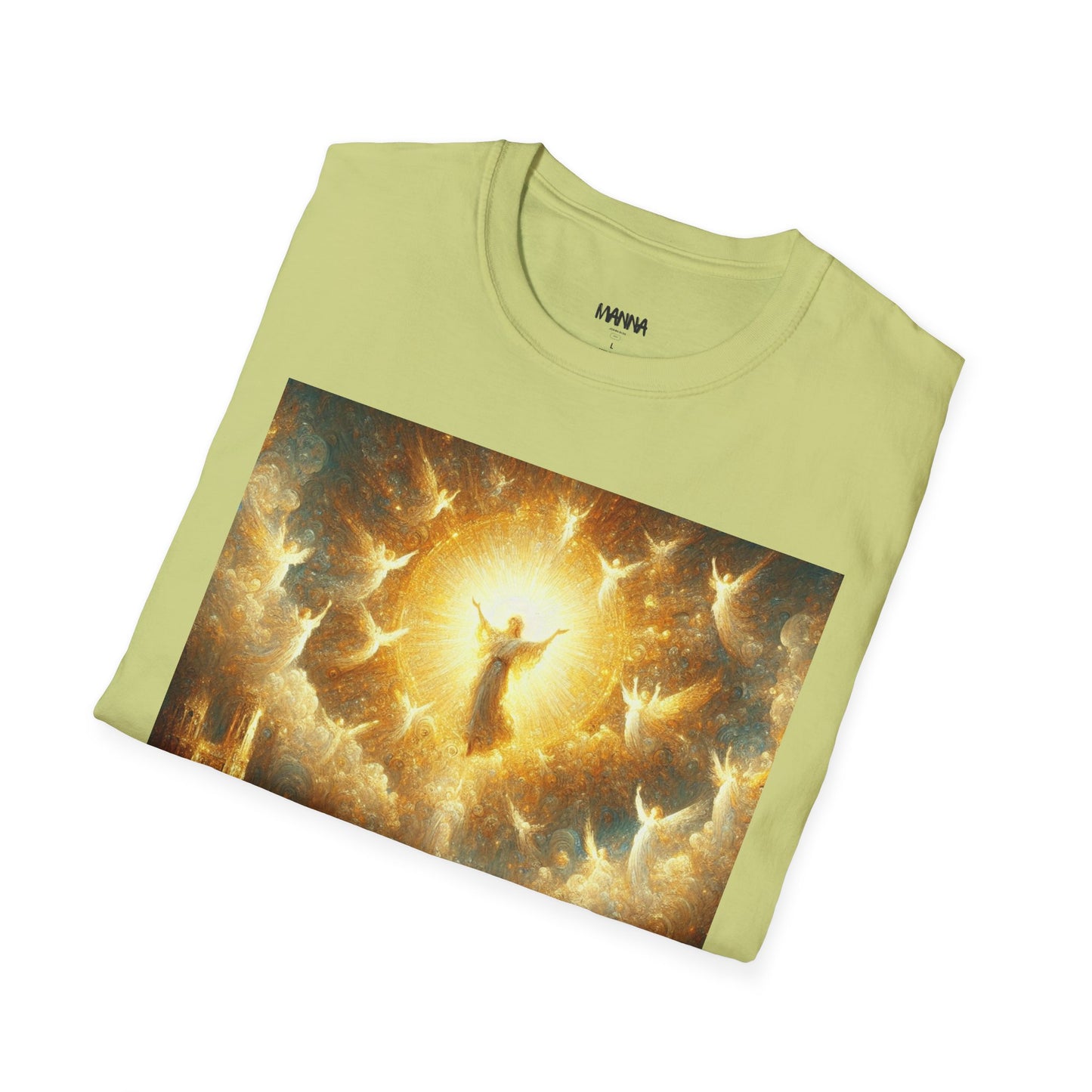 Heavenly Glory Unisex Softstyle T-Shirt - Inspirational Art Tee
