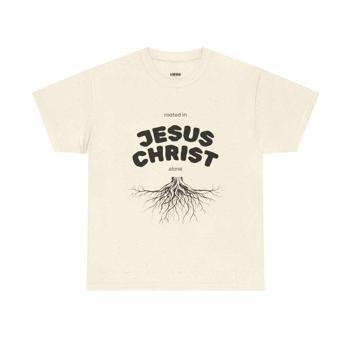 Rooted in Jesus Christ Unisex Heavy Cotton Tee, Christian Apparel, Faith-Based T-Shirt, Spiritual Gift, Religious Wear, Unisex Tee