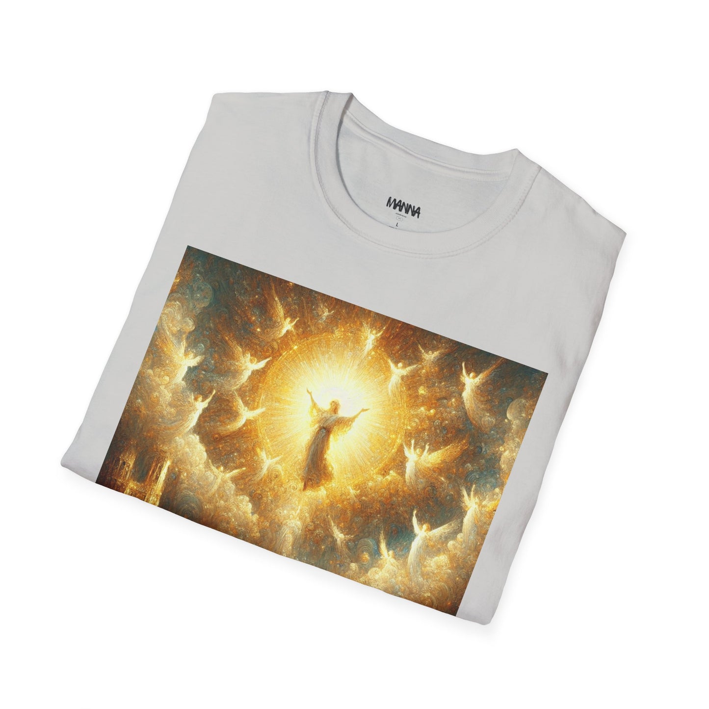Heavenly Glory Unisex Softstyle T-Shirt - Inspirational Art Tee