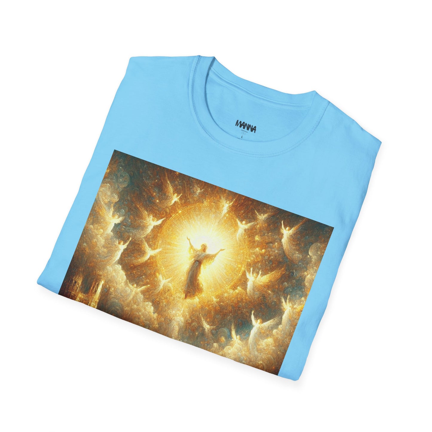 Heavenly Glory Unisex Softstyle T-Shirt - Inspirational Art Tee