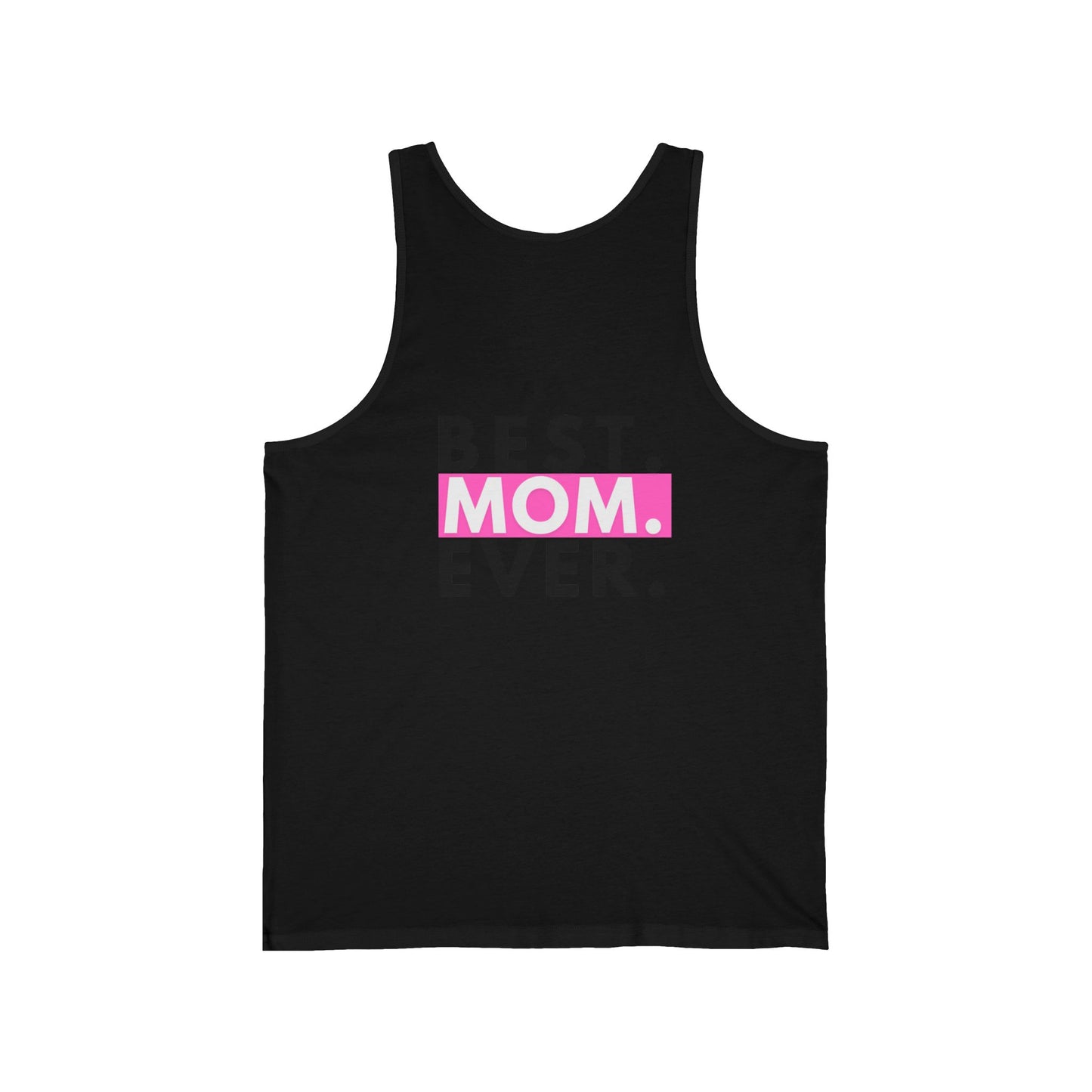 Heartfelt Tank Top for Moms | Best Mom Ever Jersey Tank | Gift for Mother's Day, Summer Wear, Casual Style, Family Reunion