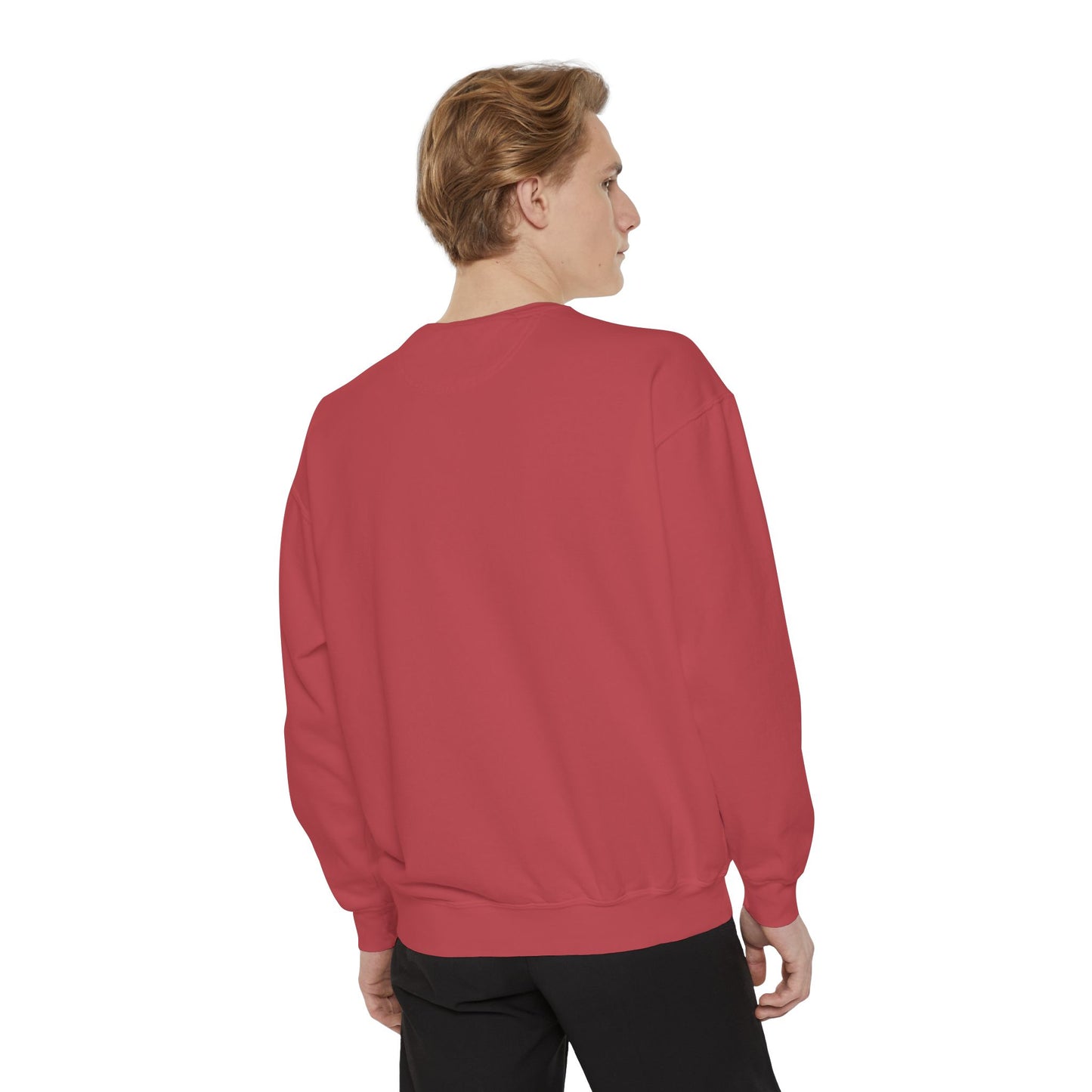 Unisex Garment-Dyed Sweatshirt with Inspirational Quote