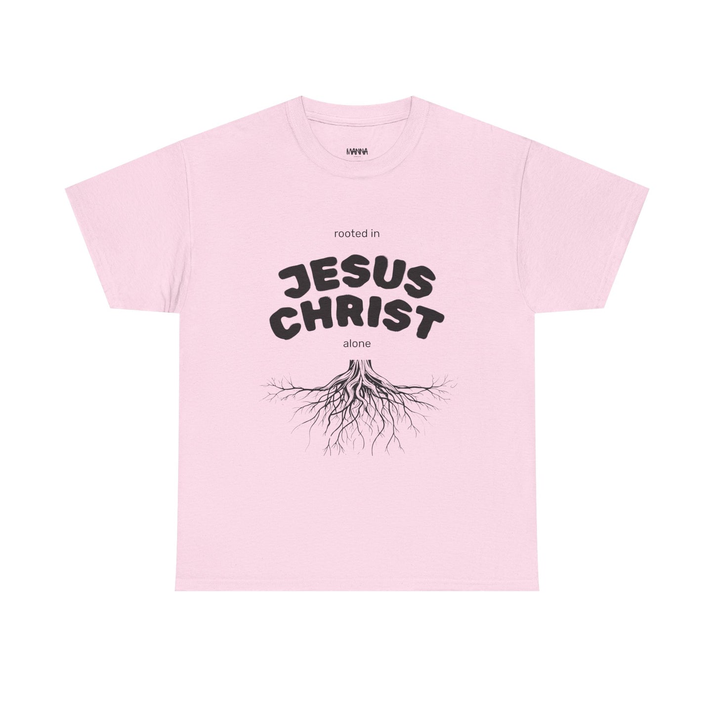 Rooted in Jesus Christ Unisex Heavy Cotton Tee, Christian Apparel, Faith-Based T-Shirt, Spiritual Gift, Religious Wear, Unisex Tee
