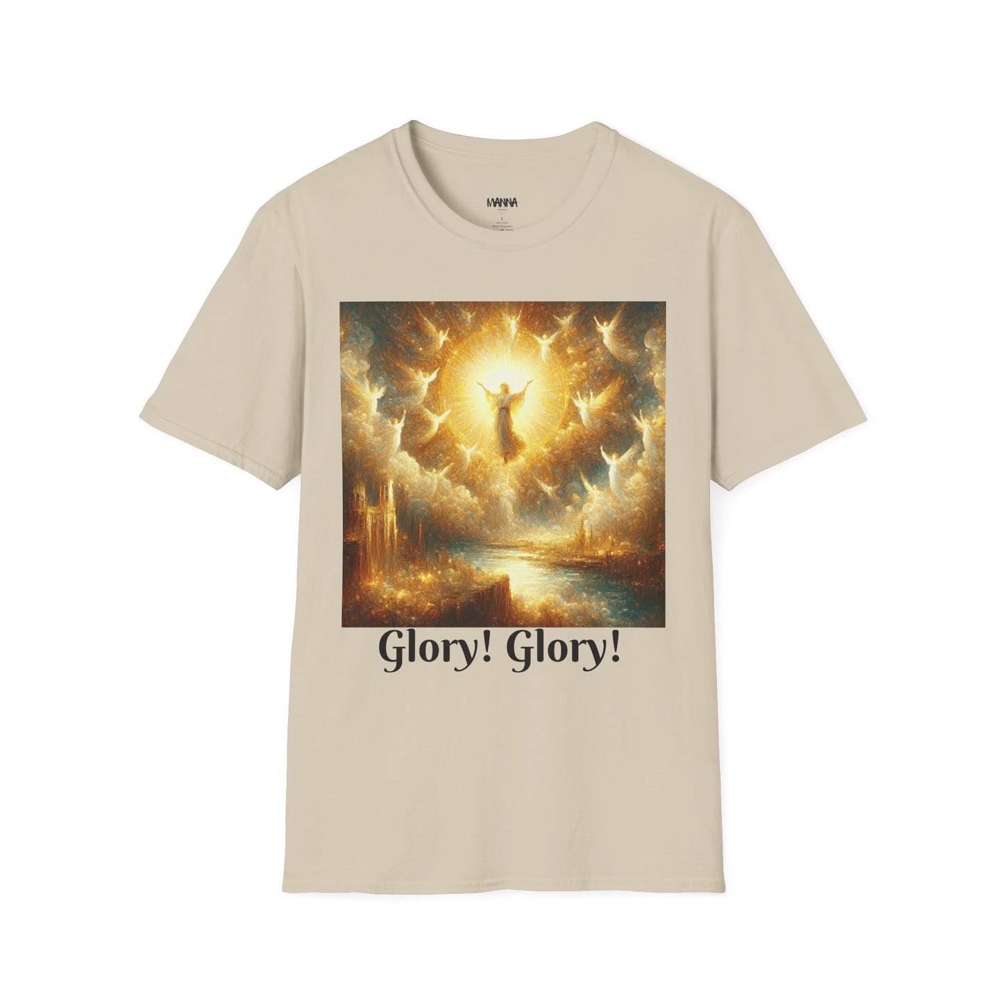 Heavenly Glory Unisex Softstyle T-Shirt - Inspirational Art Tee