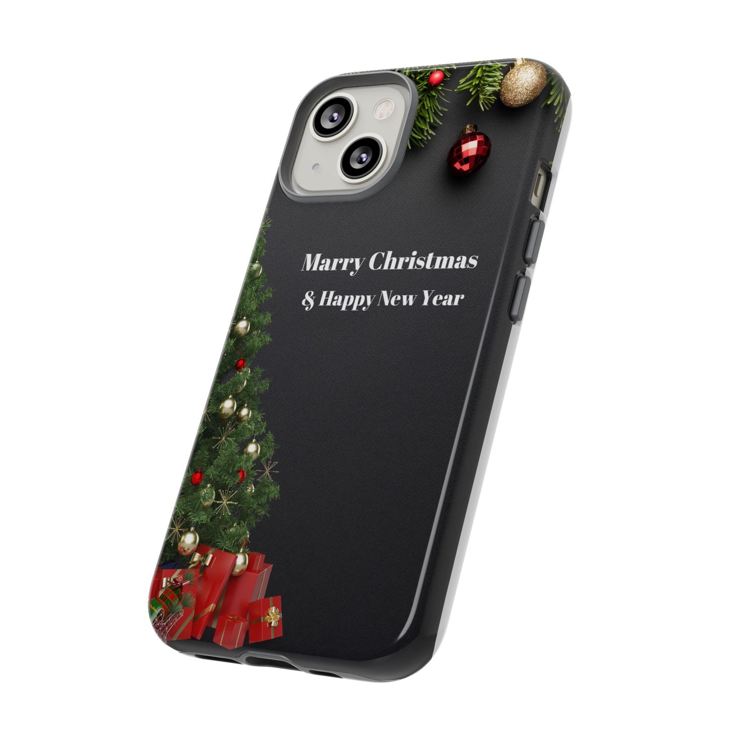 Christmas Phone Case - Marry Christmas & Happy New Year Design