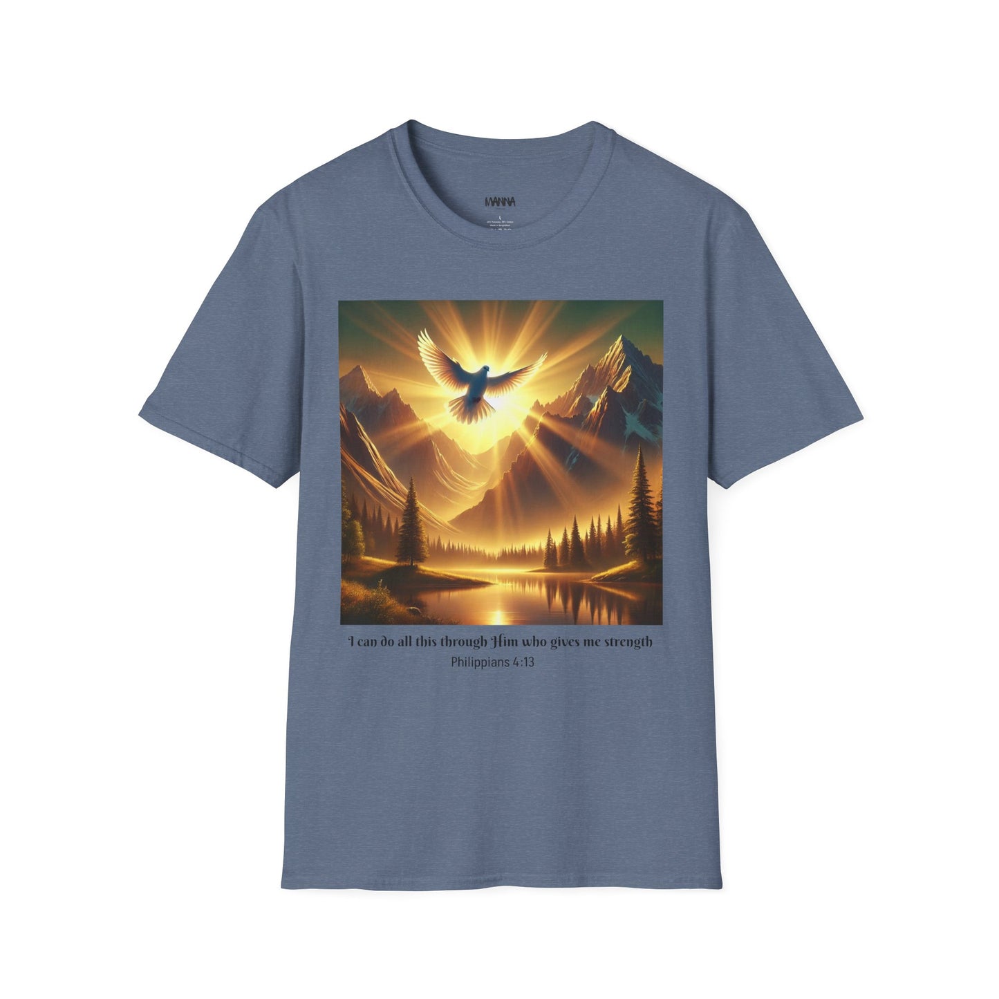 Inspirational Biblical Graphic T-Shirt - 'I Can Do All Things'