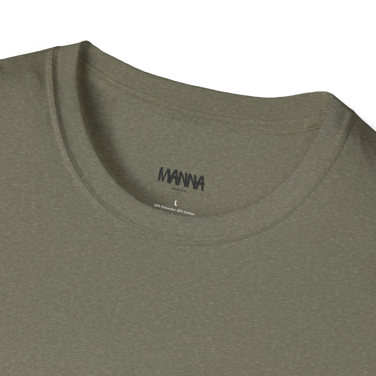 Faith-Inspired Unisex Softstyle T-Shirt with Inspirational Verse