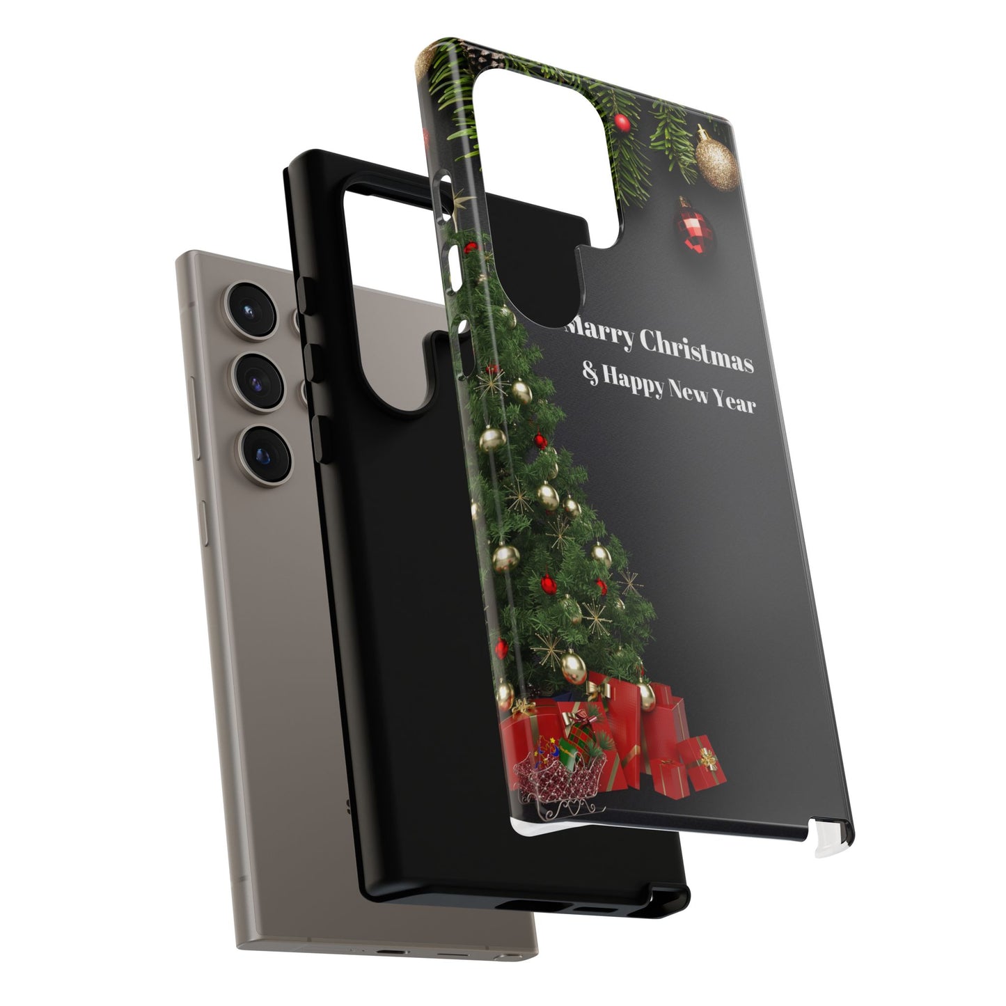 Christmas Phone Case - Marry Christmas & Happy New Year Design