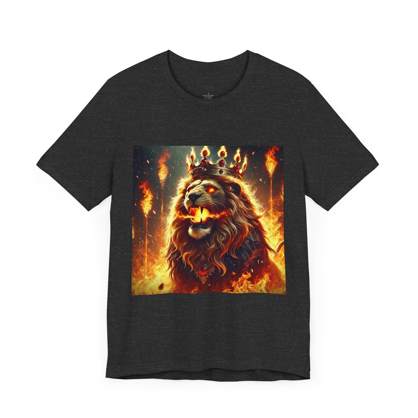 Fierce Lion Graphic Tee - Nocturnal Glory Warriors