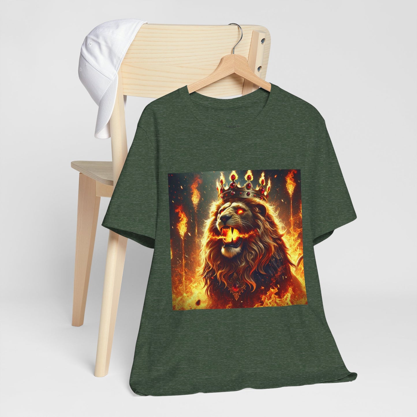Fierce Lion Graphic Tee - Nocturnal Glory Warriors