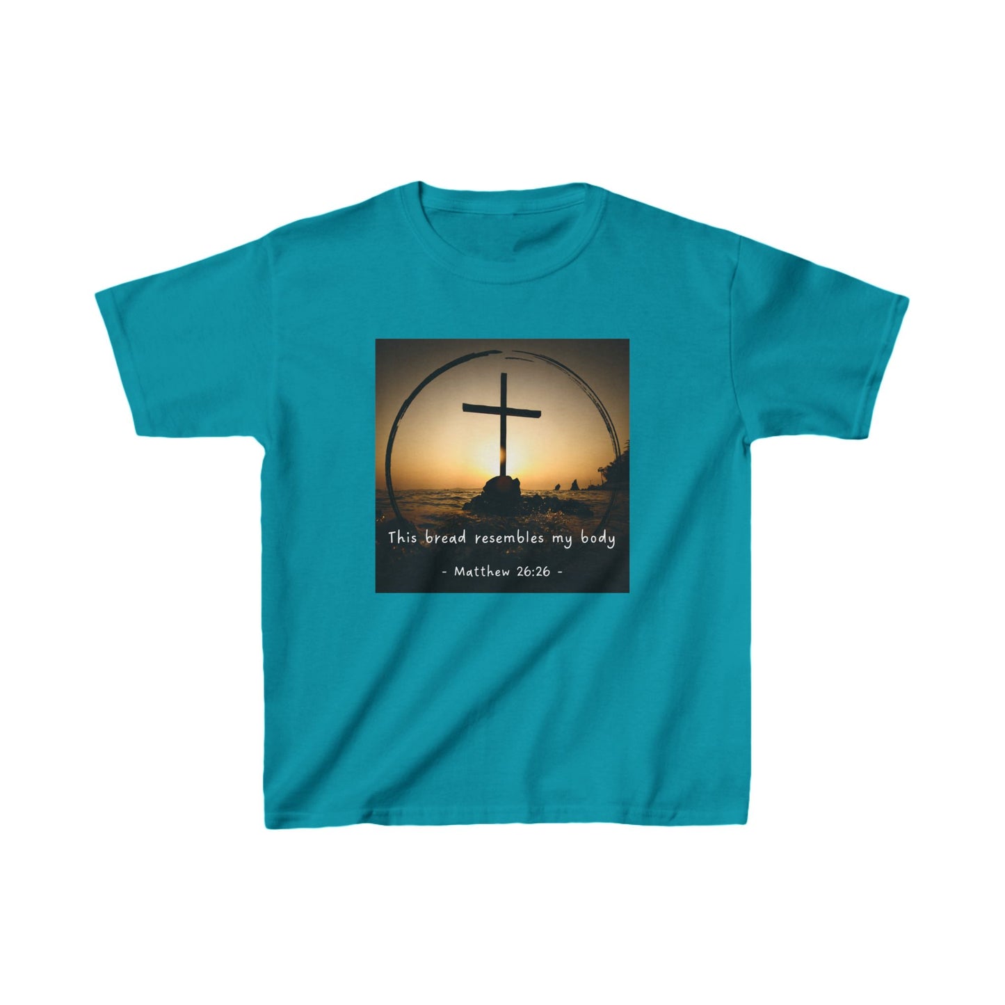 Kids Christian Faith Tee – "This Bread Resembles My Body" - Matthew 26:26