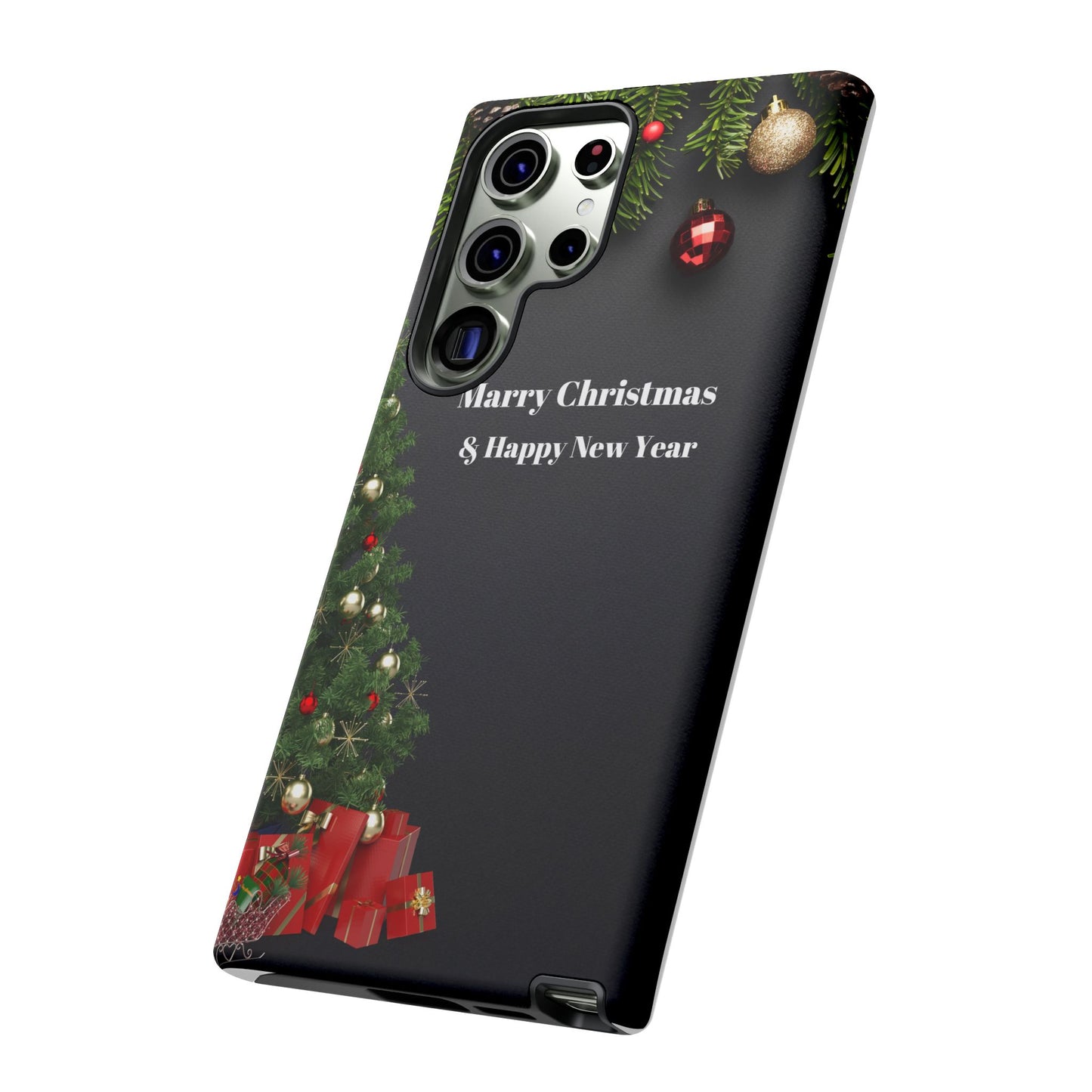 Christmas Phone Case - Marry Christmas & Happy New Year Design