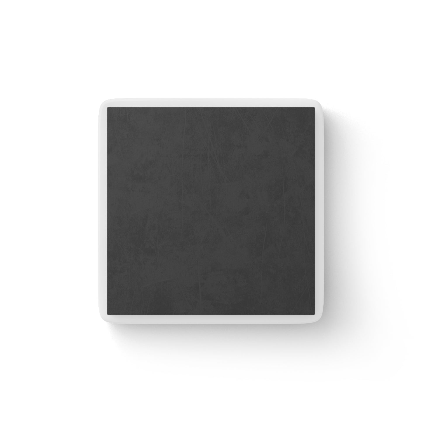 Inspirational Porcelain Magnet - 'In the Beginning God Created' - Decorative Square Magnet for Home or Office