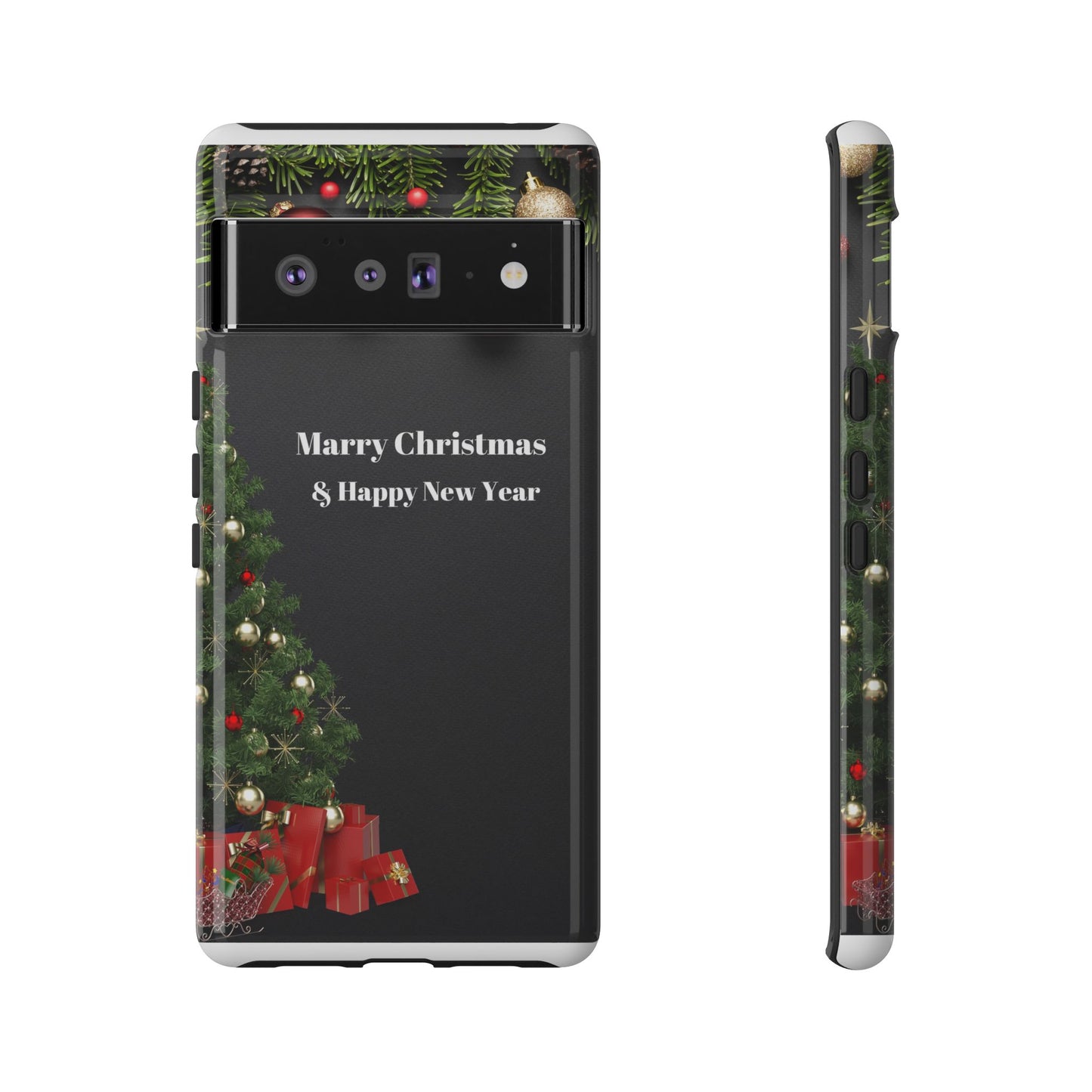 Christmas Phone Case - Marry Christmas & Happy New Year Design