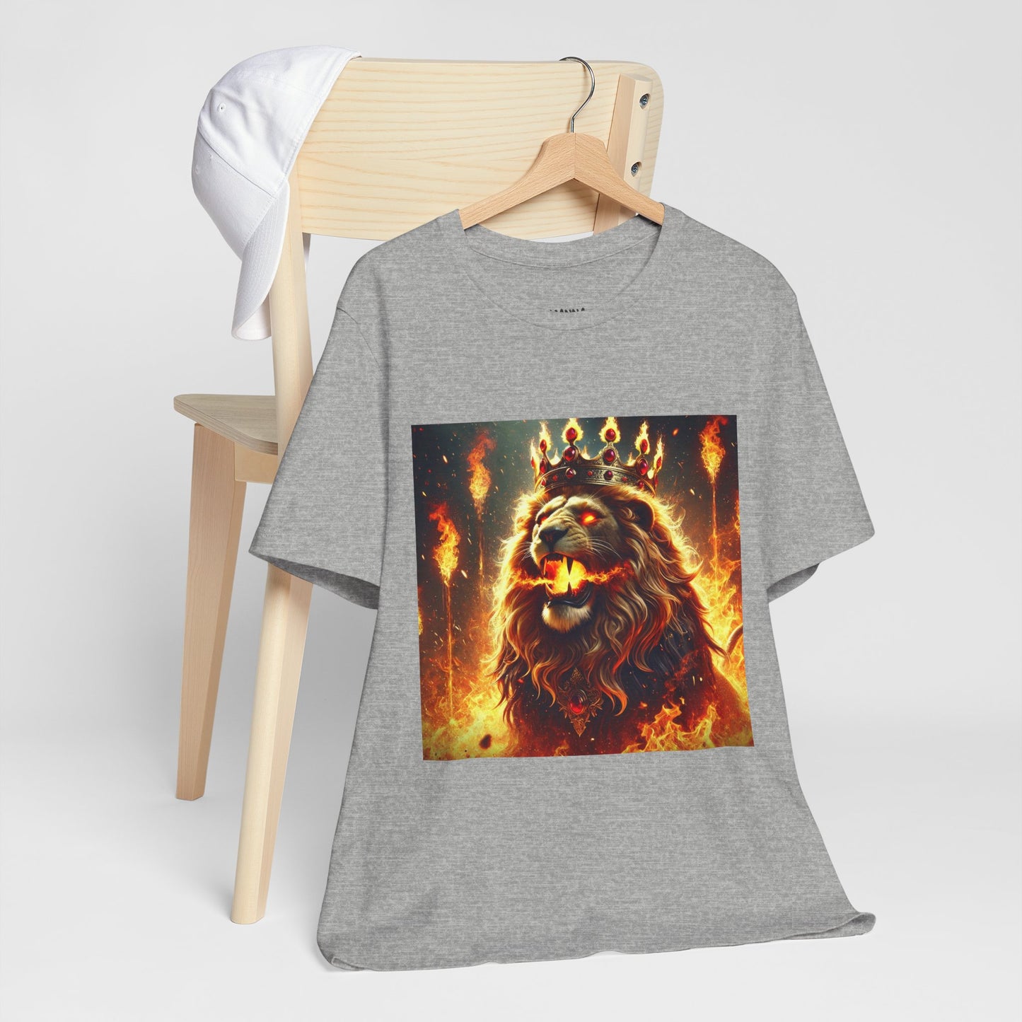 Fierce Lion Graphic Tee - Nocturnal Glory Warriors