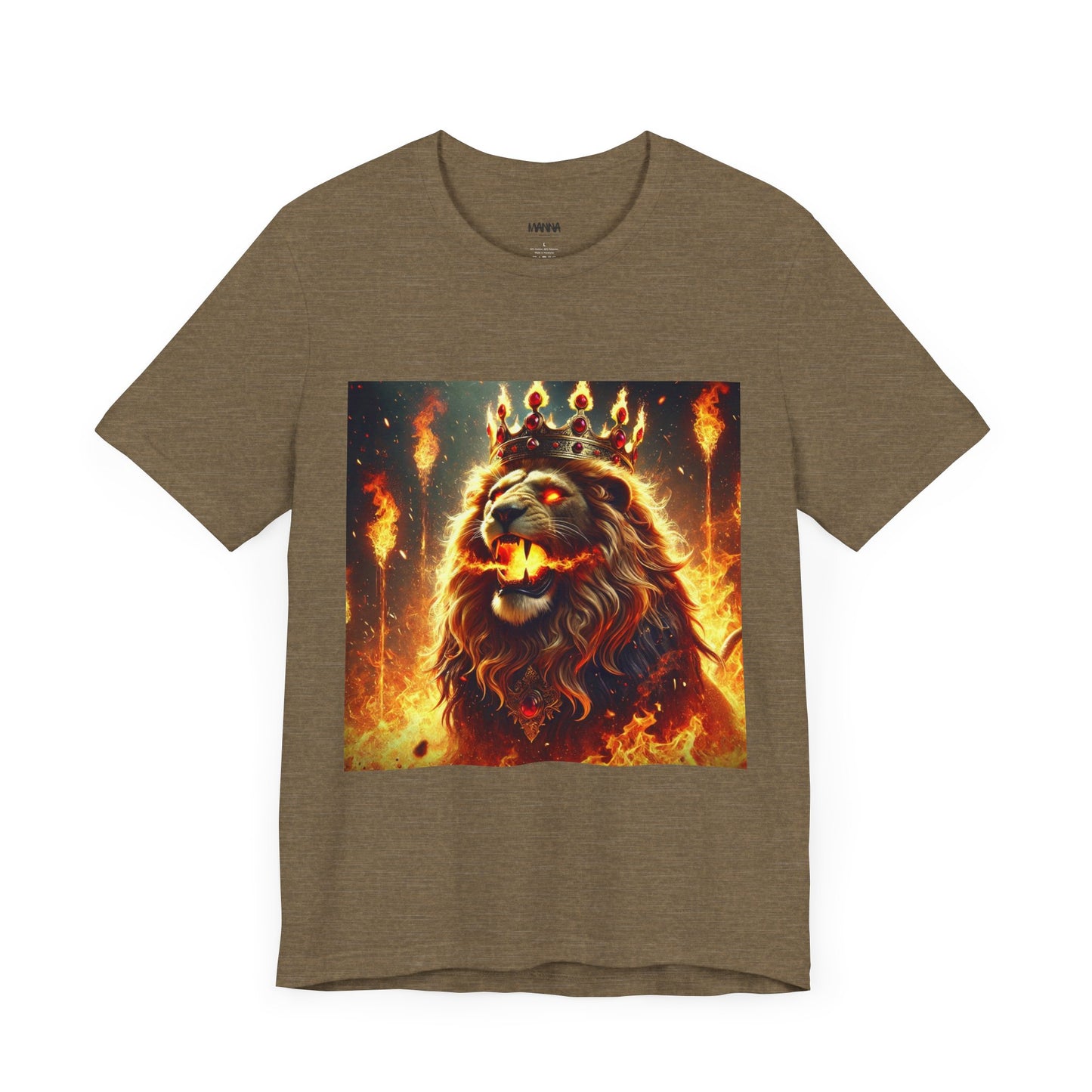 Fierce Lion Graphic Tee - Nocturnal Glory Warriors