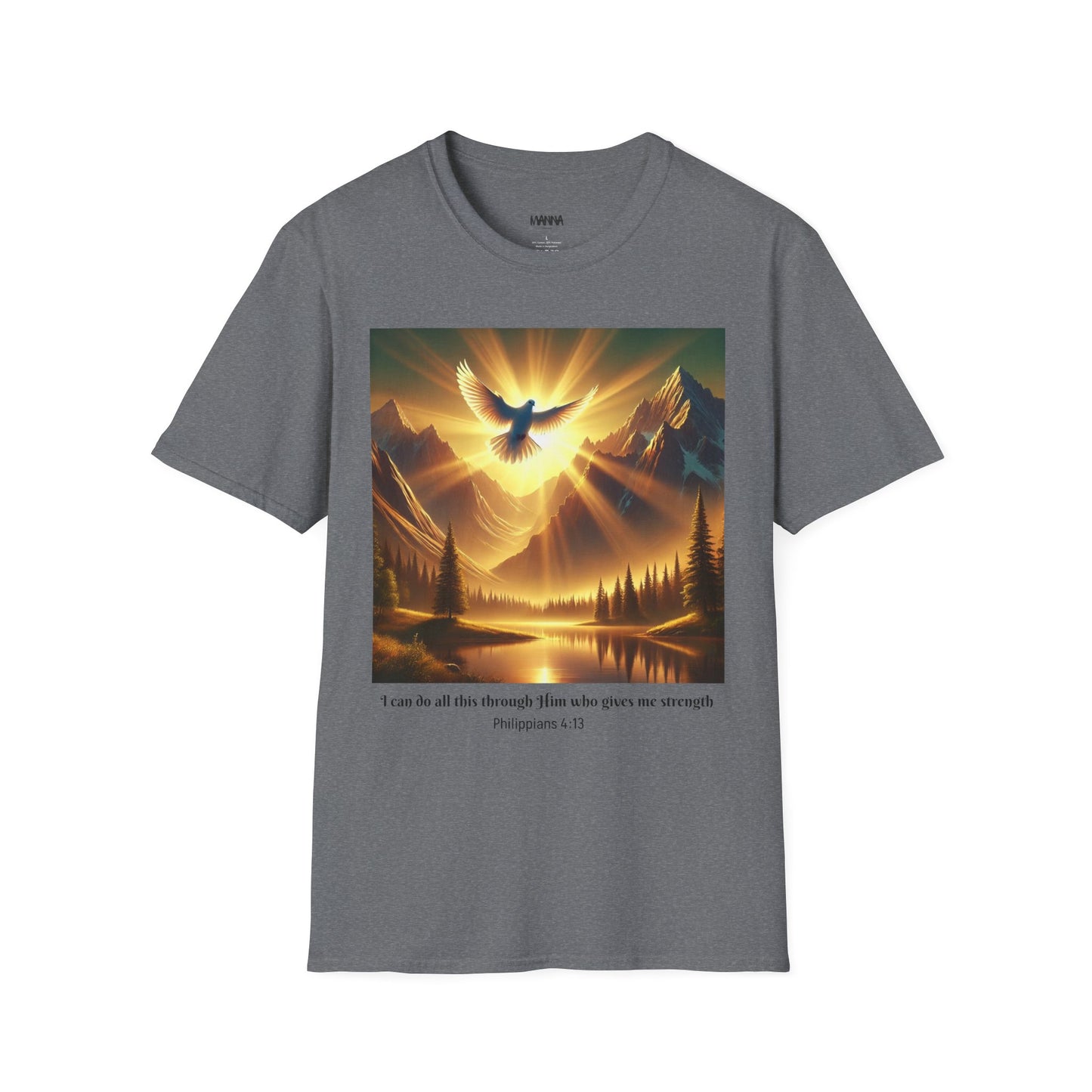 Inspirational Biblical Graphic T-Shirt - 'I Can Do All Things'