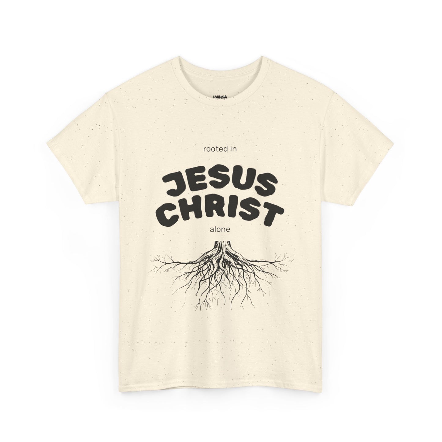 Rooted in Jesus Christ Unisex Heavy Cotton Tee, Christian Apparel, Faith-Based T-Shirt, Spiritual Gift, Religious Wear, Unisex Tee