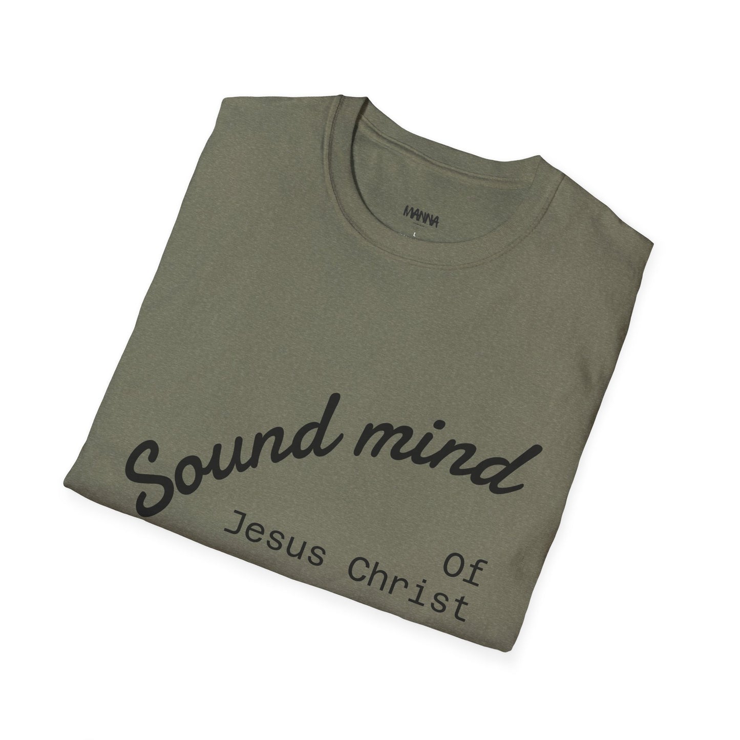 Unisex Christian Inspirational T-Shirt, Sound Mind Jesus Christ Tee, Faith-Based Gift, Spiritual Apparel, Religious Fashion