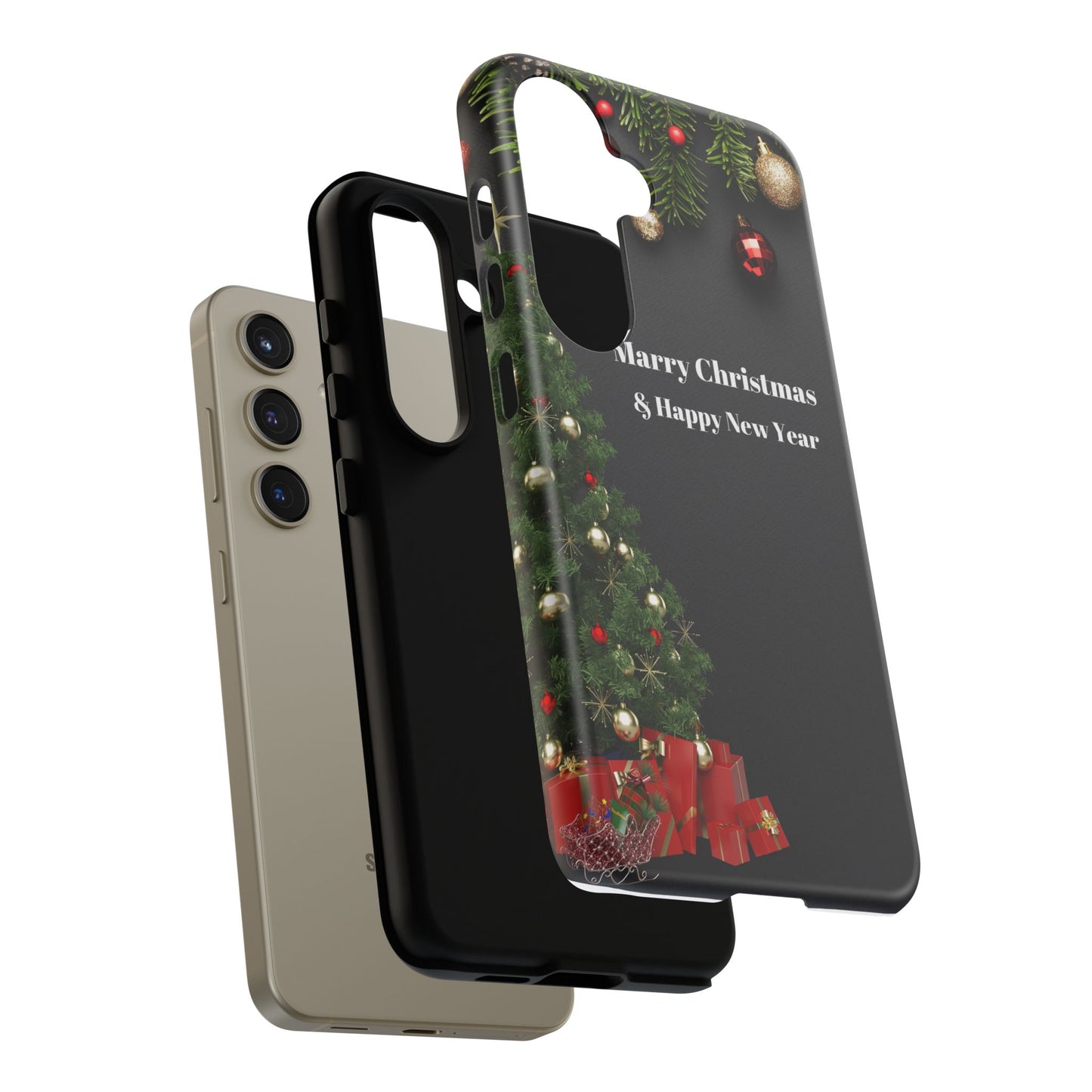 Christmas Phone Case - Marry Christmas & Happy New Year Design