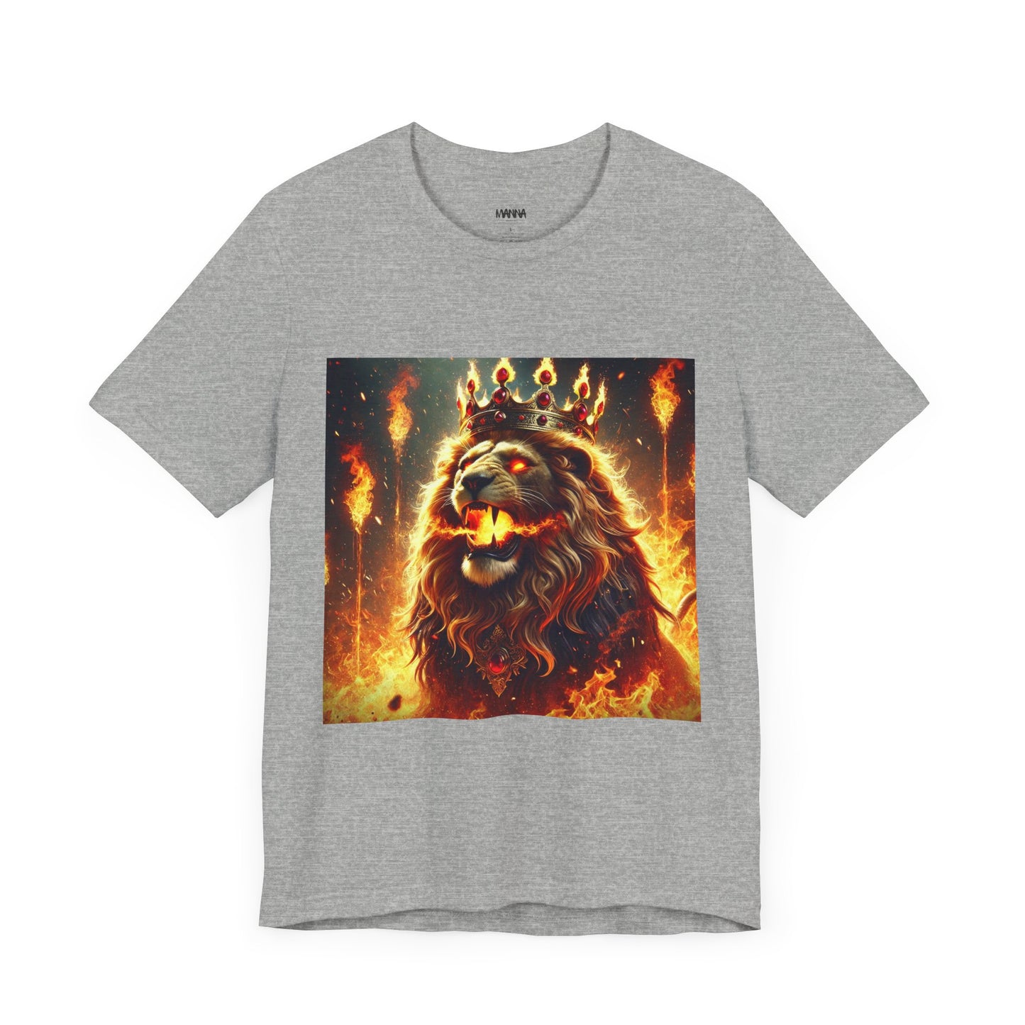 Fierce Lion Graphic Tee - Nocturnal Glory Warriors