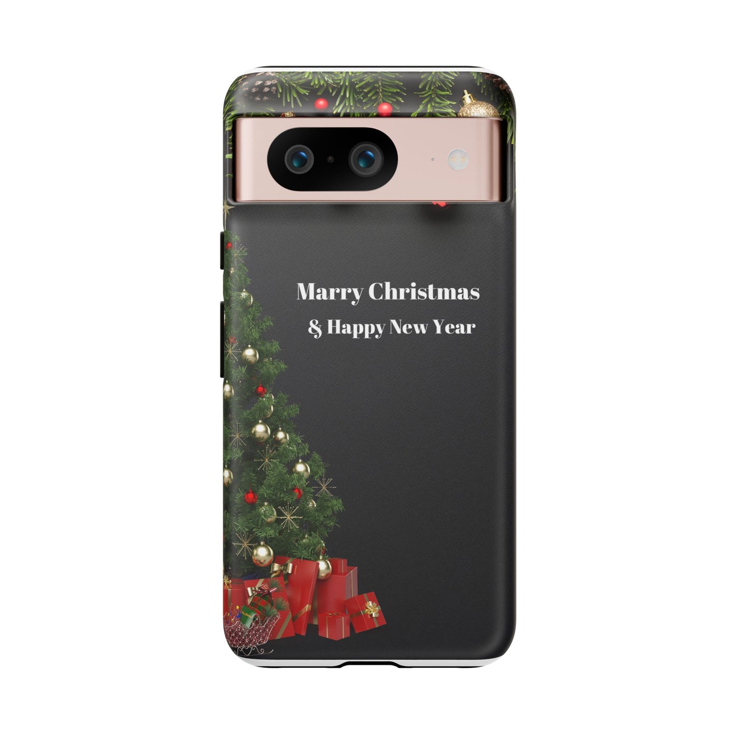 Christmas Phone Case - Marry Christmas & Happy New Year Design