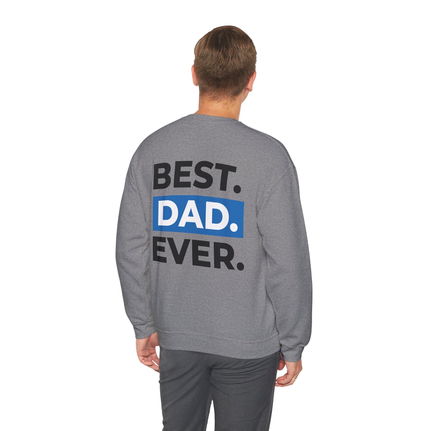 Inspirational Faith & Family Sweatshirt - 'God is the Light of the World' & 'Best Dad Ever'