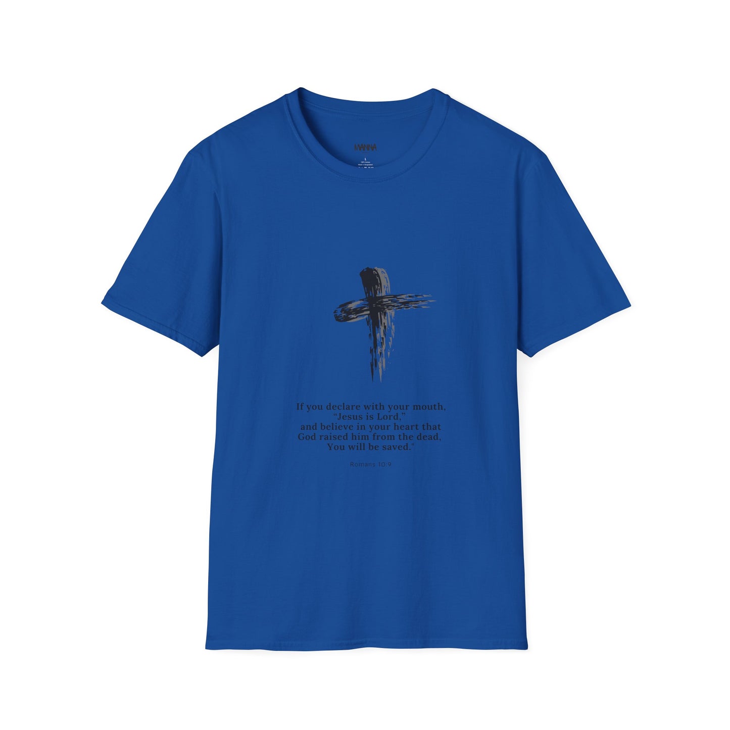Faith-Inspired Unisex Softstyle T-Shirt with Inspirational Verse