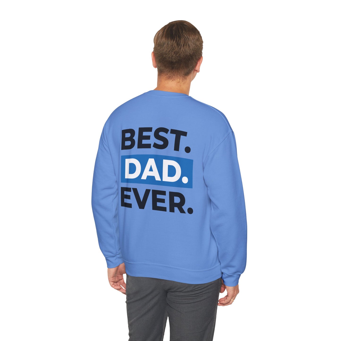 Inspirational Faith & Family Sweatshirt - 'God is the Light of the World' & 'Best Dad Ever'