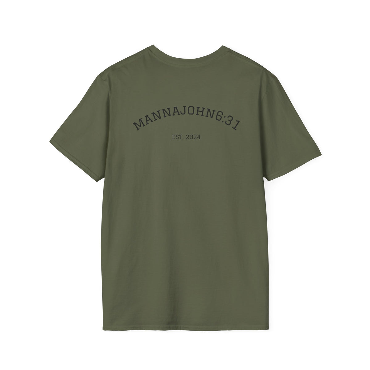Put God First T-Shirt — Faith-Based Christian Tee (MannaJohn3:31 Back Design)