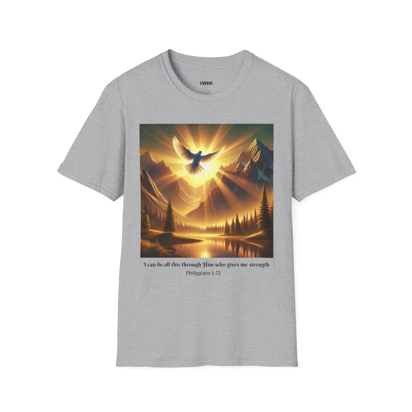 Inspirational Biblical Graphic T-Shirt - 'I Can Do All Things'