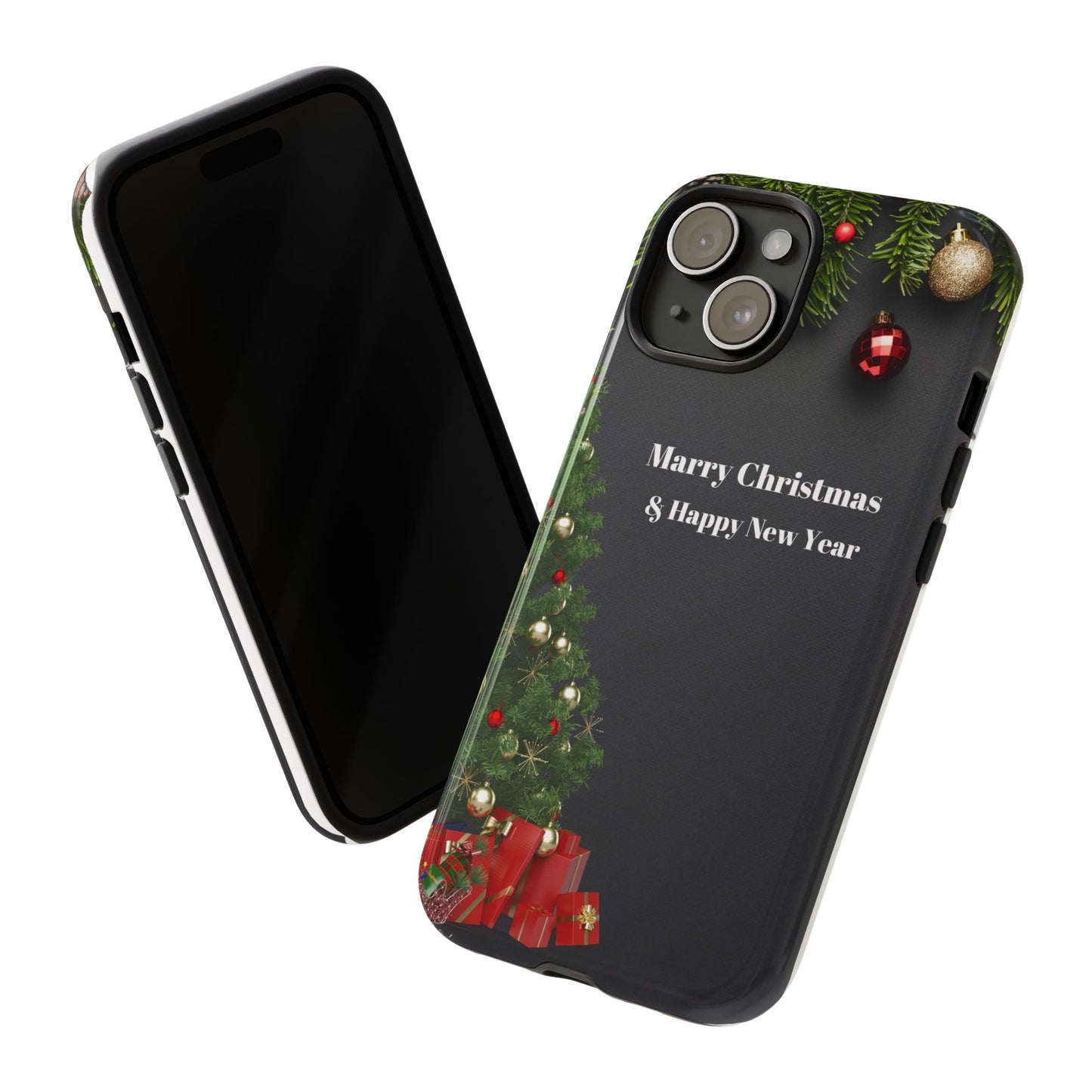 Christmas Phone Case - Marry Christmas & Happy New Year Design