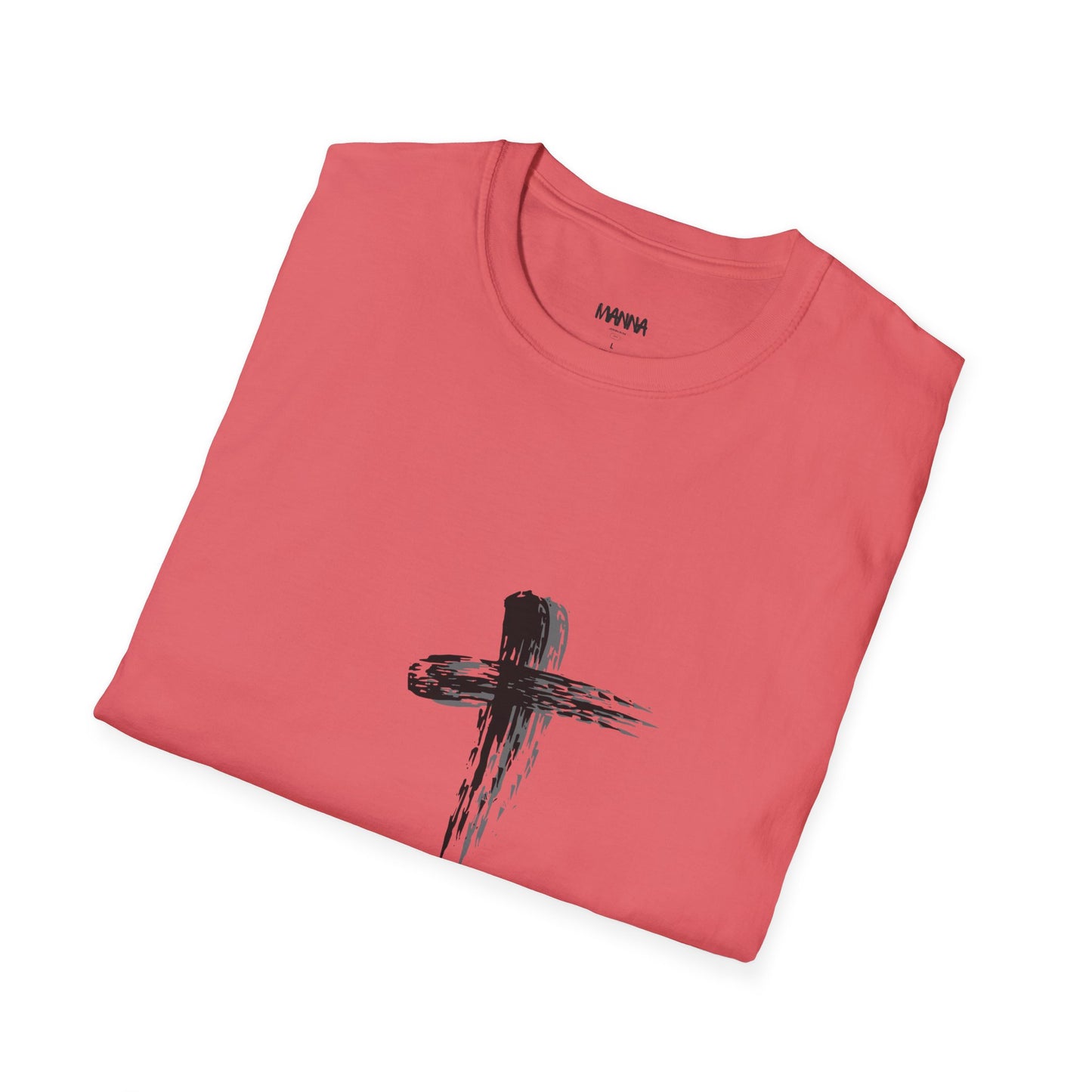 Faith-Inspired Unisex Softstyle T-Shirt with Inspirational Verse