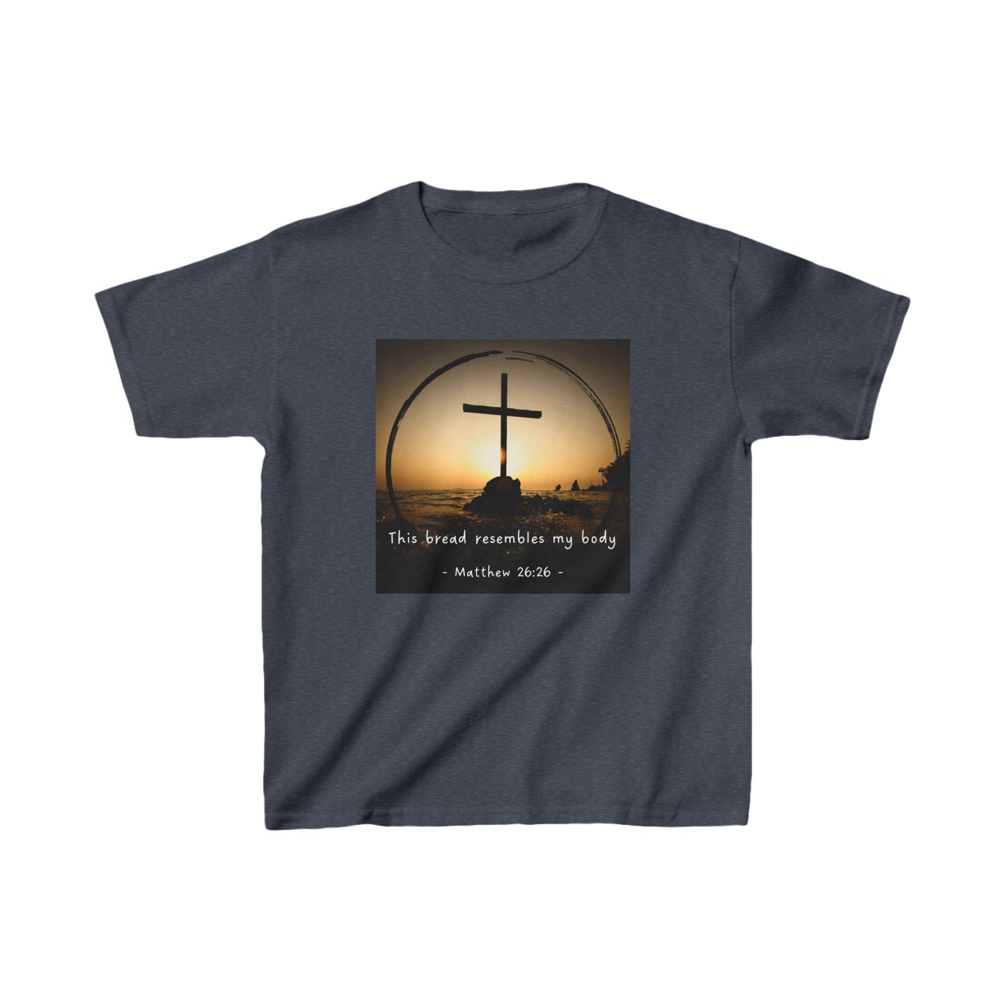 Kids Christian Faith Tee – "This Bread Resembles My Body" - Matthew 26:26