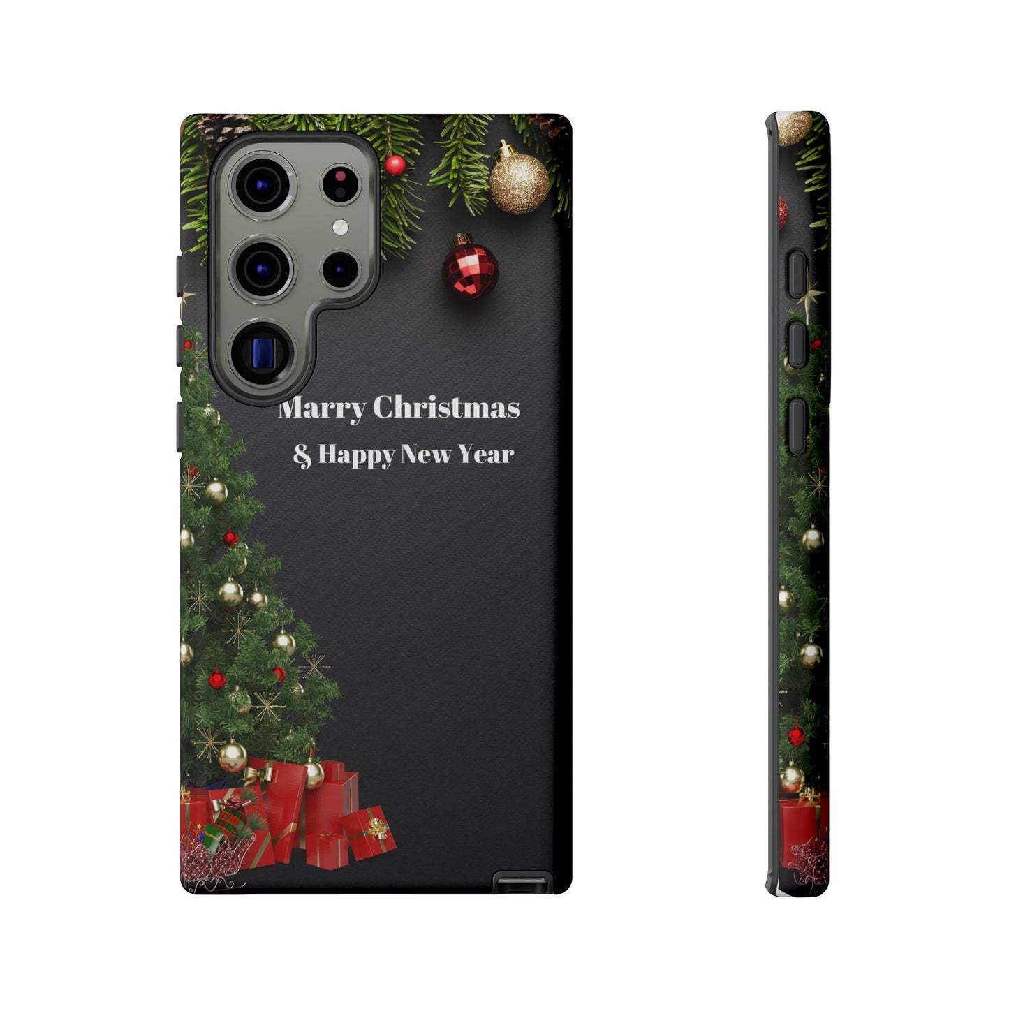 Christmas Phone Case - Marry Christmas & Happy New Year Design