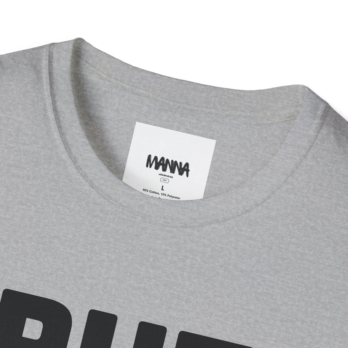 Put God First T-Shirt — Faith-Based Christian Tee (MannaJohn3:31 Back Design)