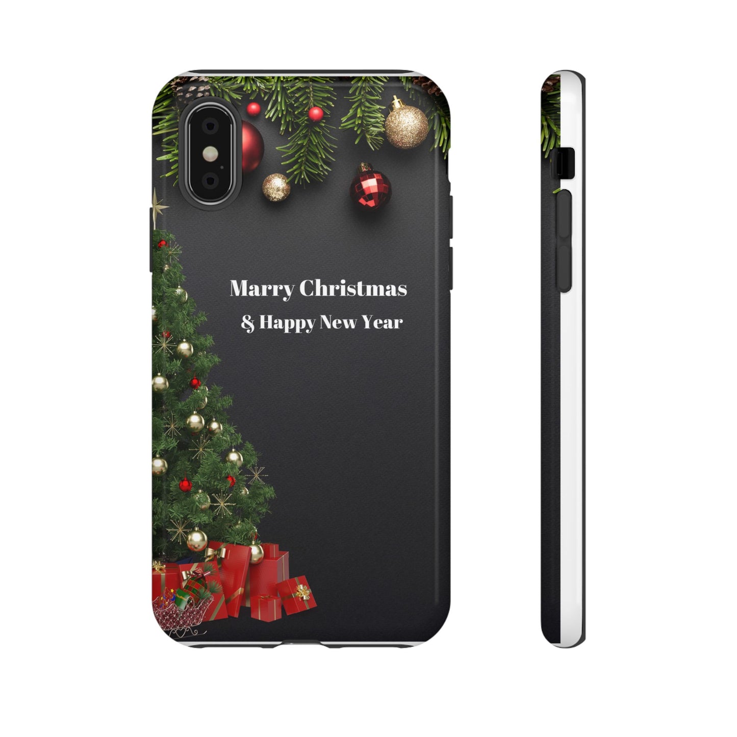 Christmas Phone Case - Marry Christmas & Happy New Year Design