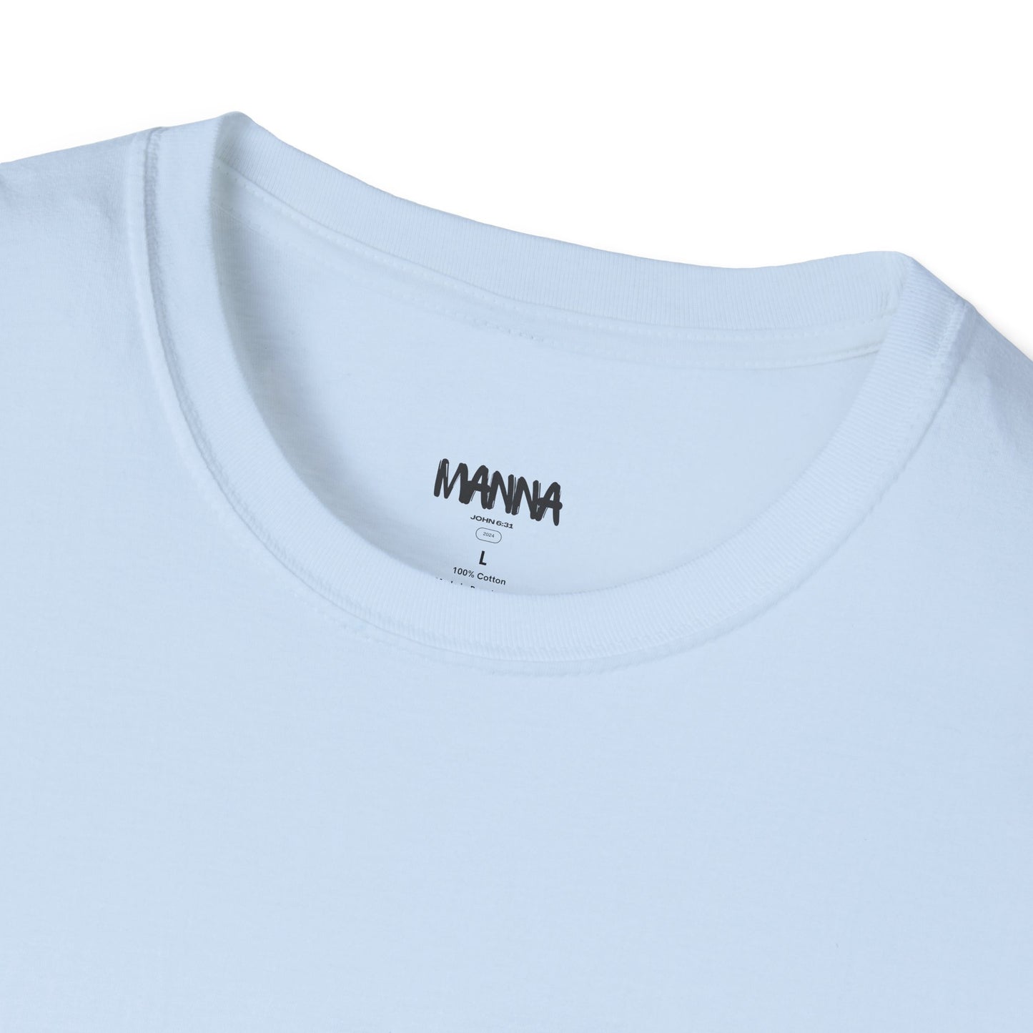 Faith-Inspired Unisex Softstyle T-Shirt with Inspirational Verse