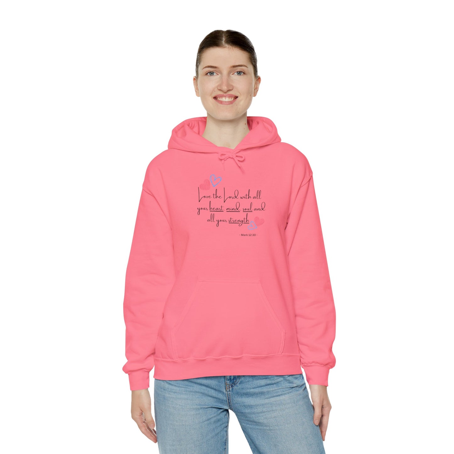 Inspirational Quote Hooded Sweatshirt for Everyday Comfort